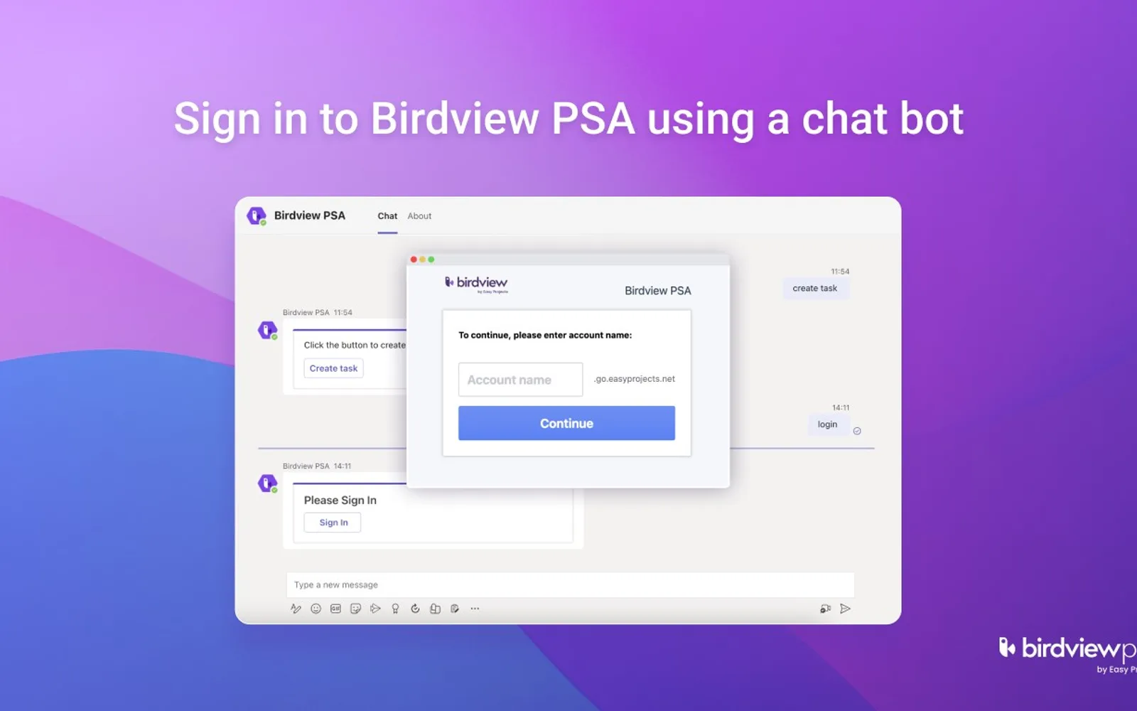 Birdview PSA — screenshot from the Microsoft Marketplace listing
