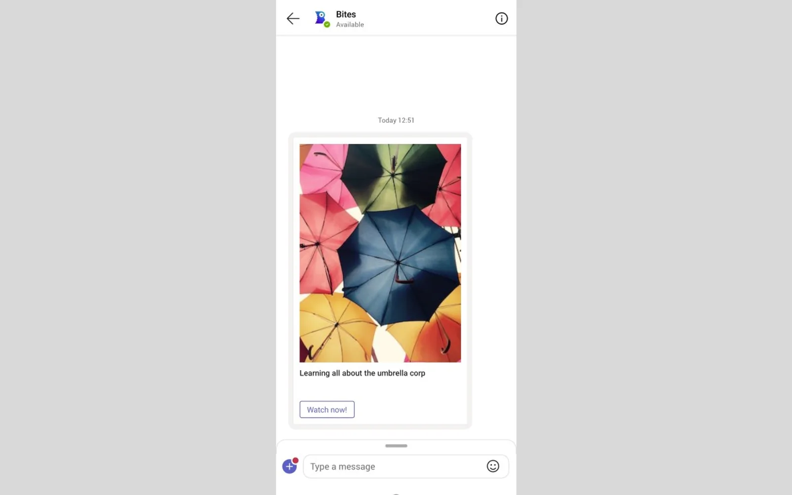 Bites — screenshot from the Microsoft Marketplace listing