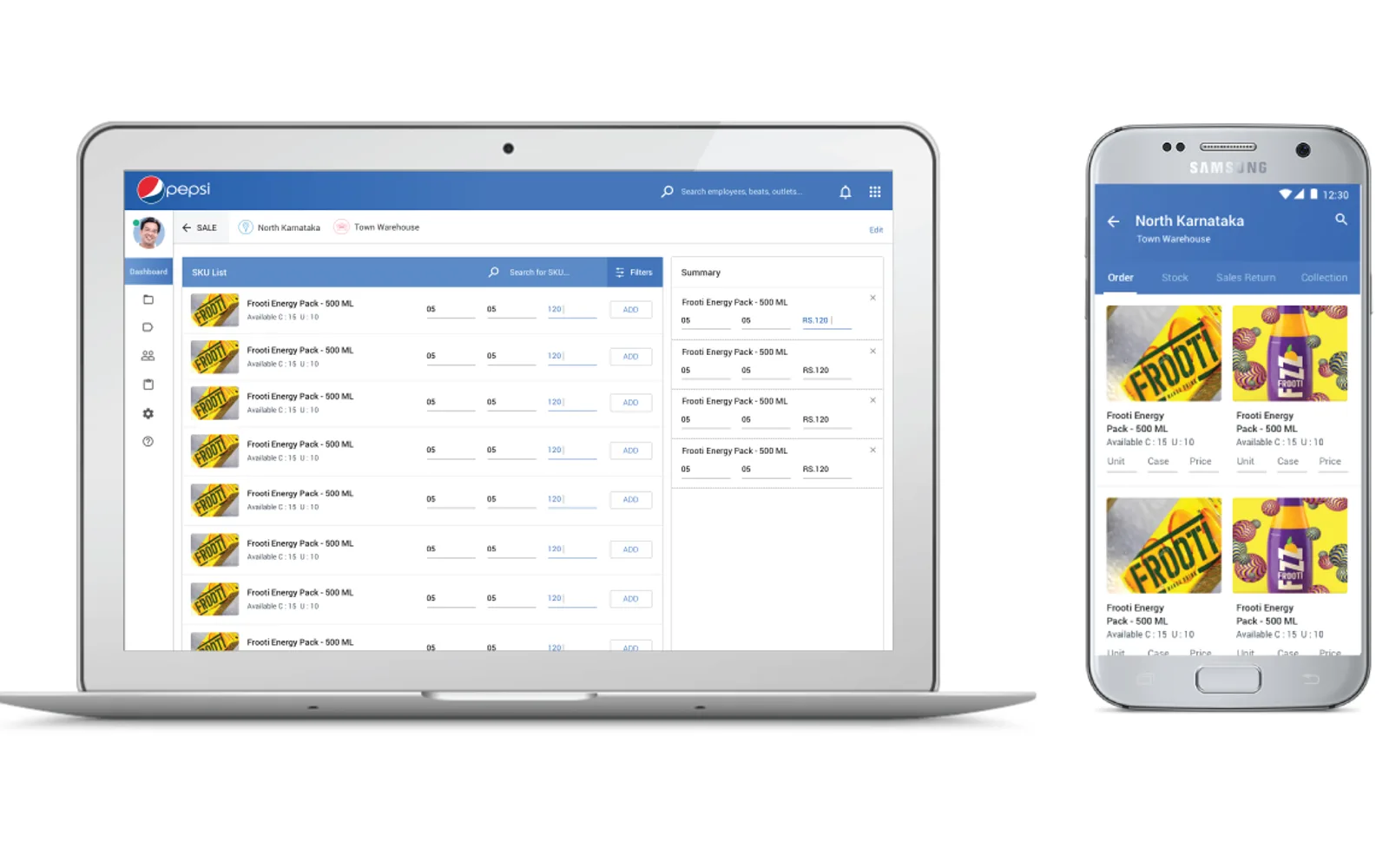 Bizom — screenshot from the Microsoft Marketplace listing