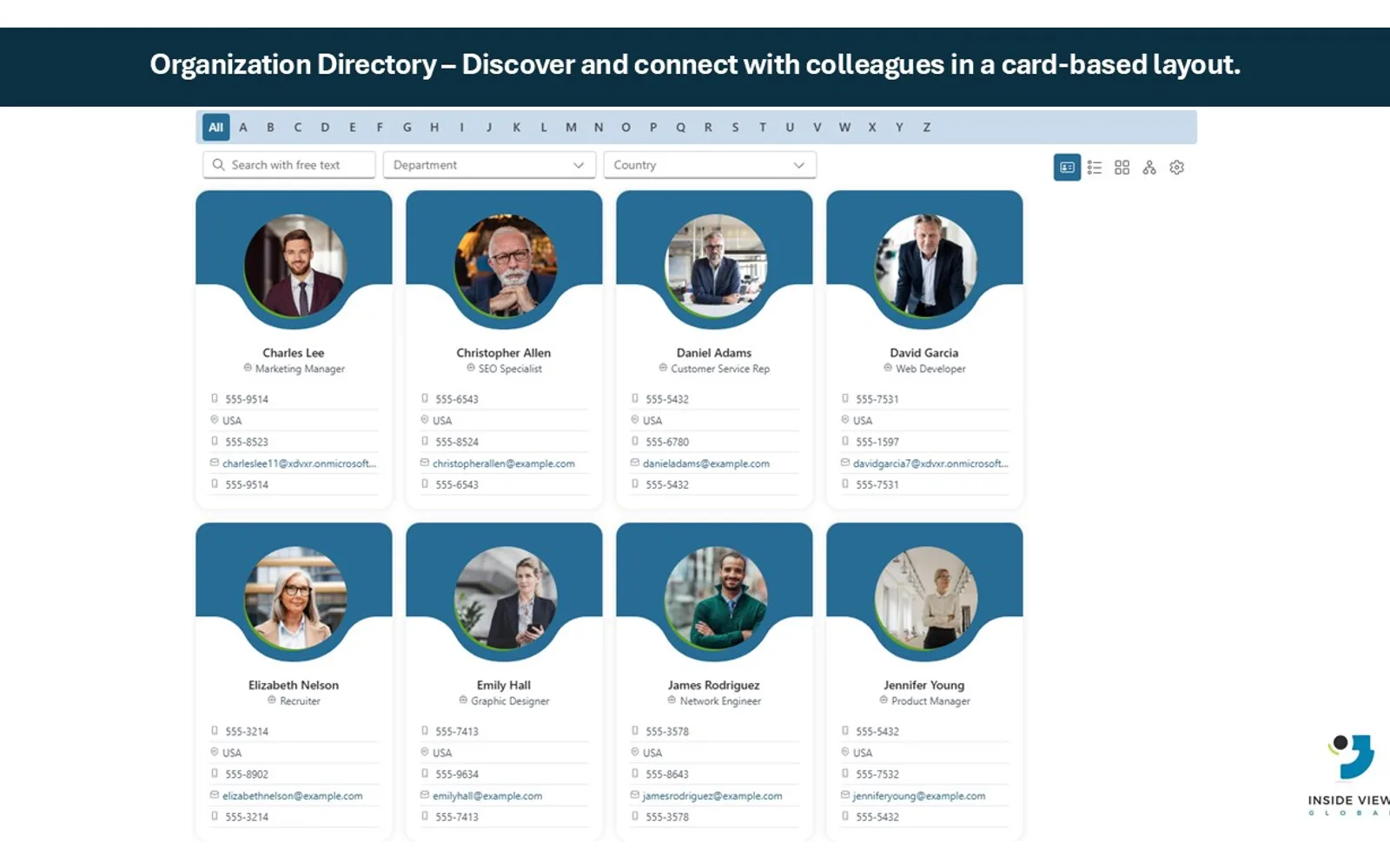 Blink View Directory — screenshot from the Microsoft Marketplace listing