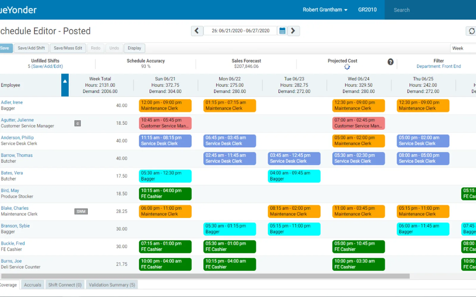 Blue Yonder Workforce Management — screenshot from the Microsoft Marketplace listing