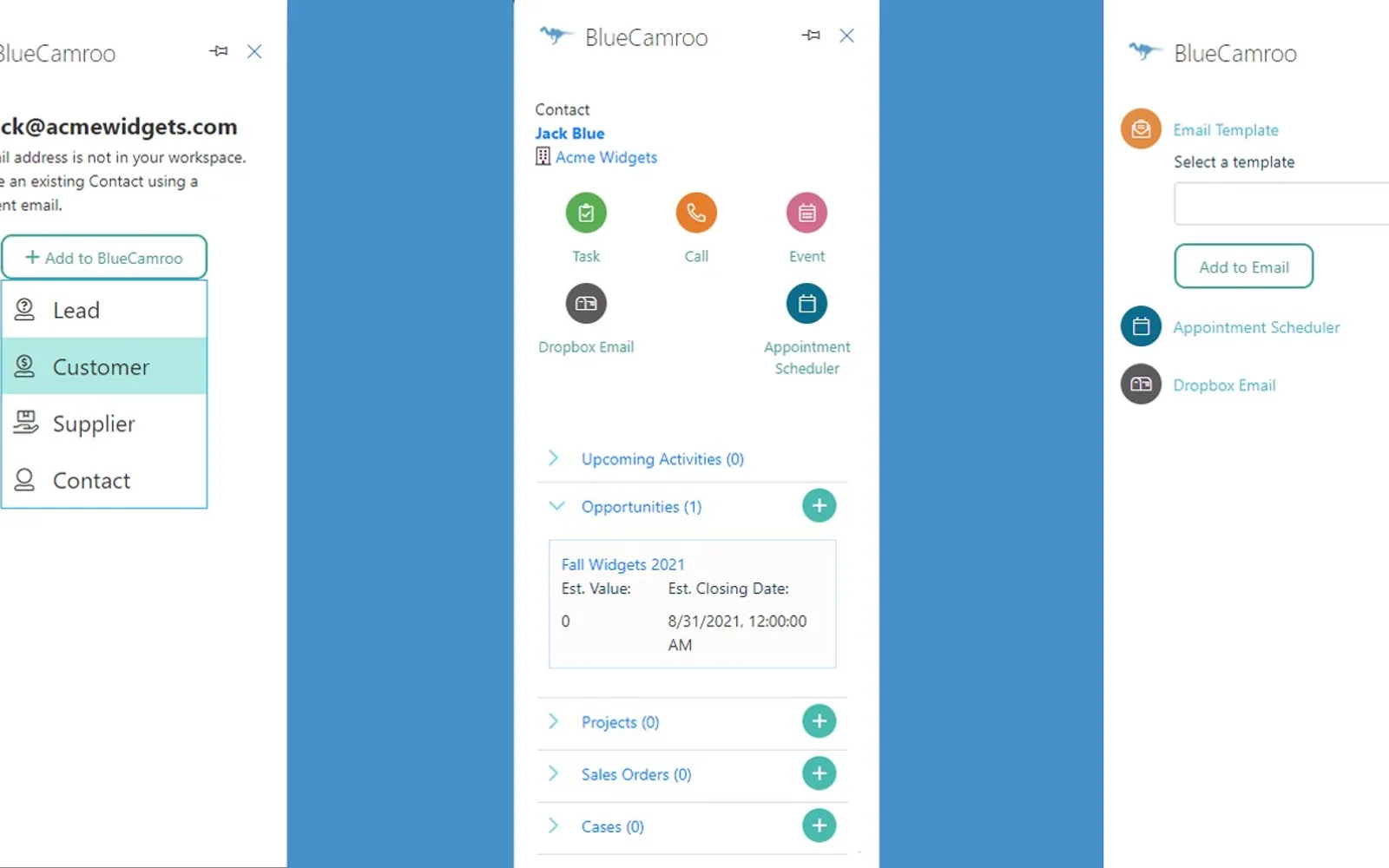 BlueCamroo — screenshot from the Microsoft Marketplace listing