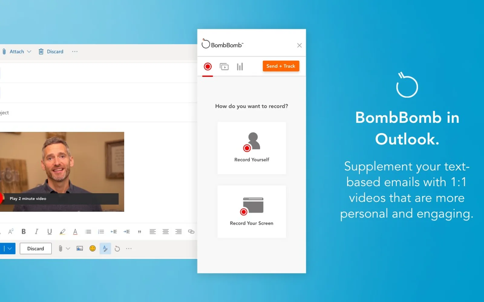 BombBomb — screenshot from the Microsoft Marketplace listing