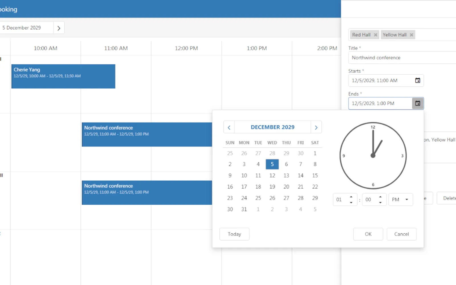 Booking for MS Office 365 and MS Outlook — screenshot from the Microsoft Marketplace listing