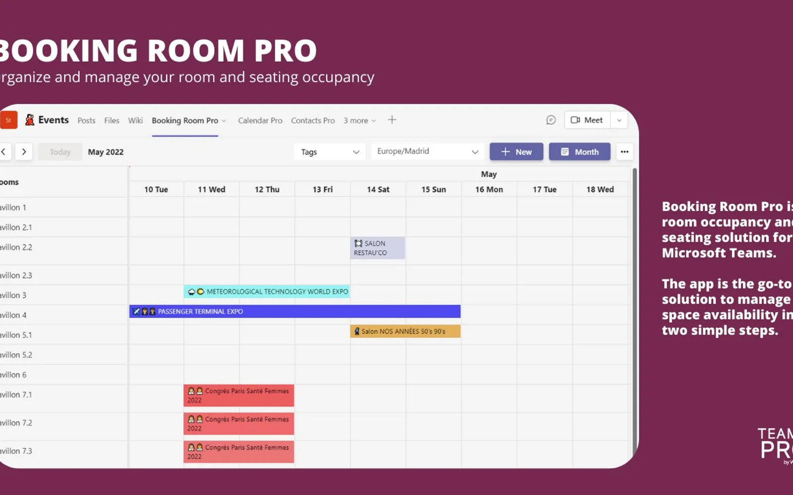Booking Room Pro — screenshot from the Microsoft Marketplace listing