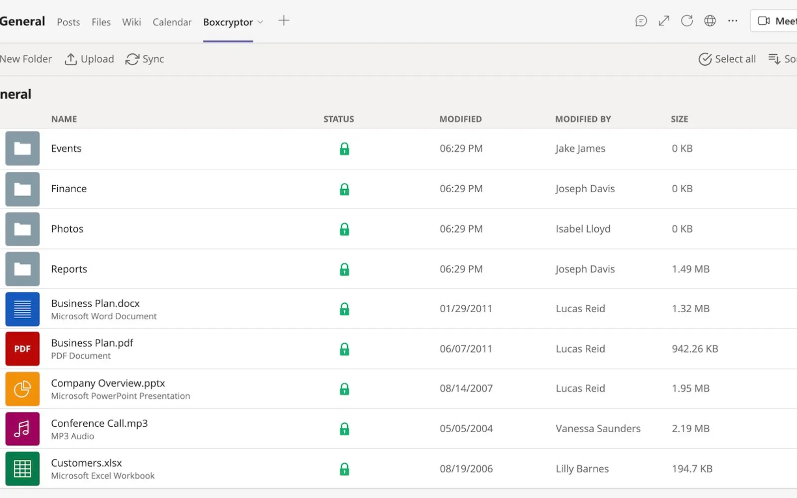 Boxcryptor — screenshot from the Microsoft Marketplace listing