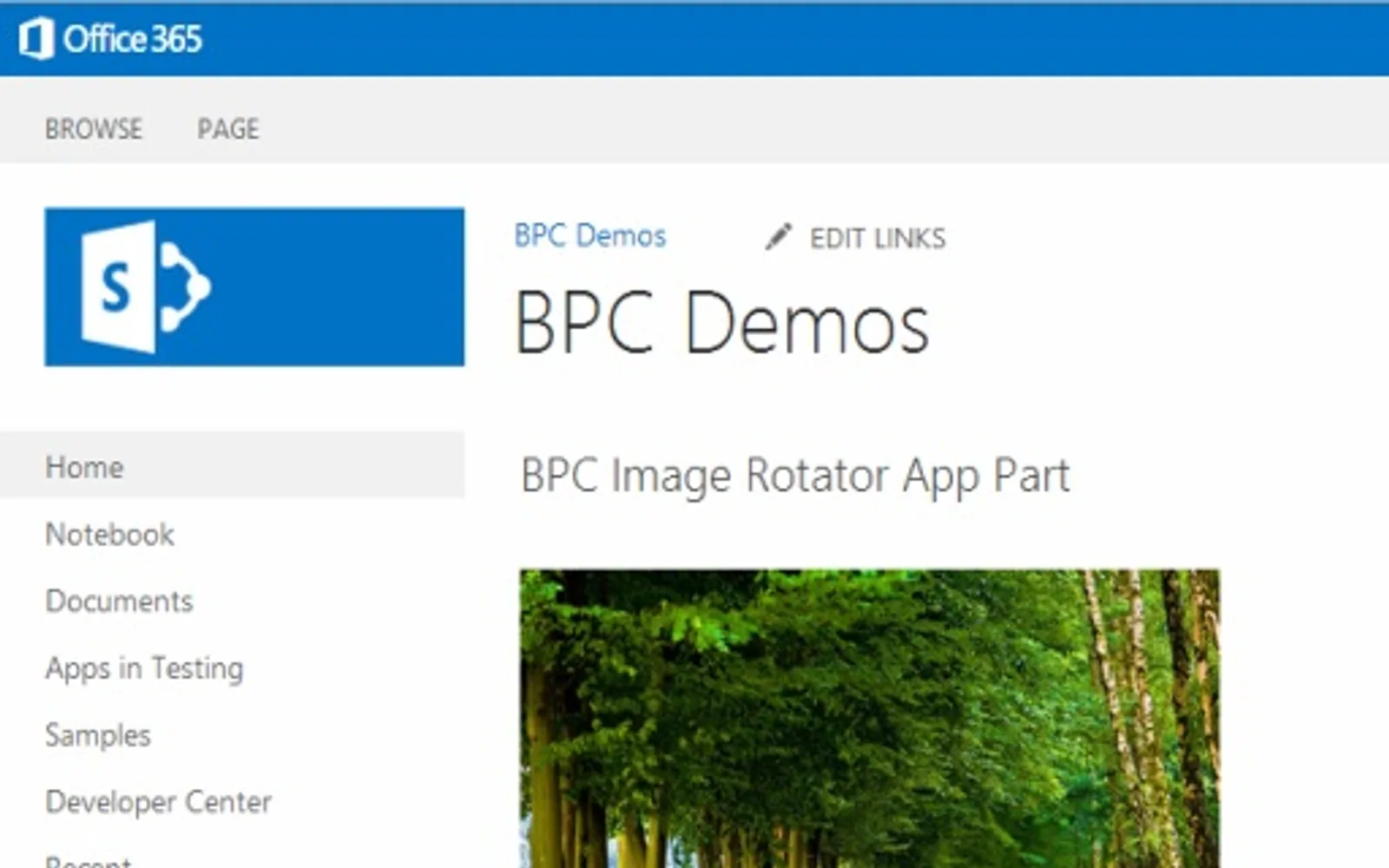 BPC Image Rotator — screenshot from the Microsoft Marketplace listing