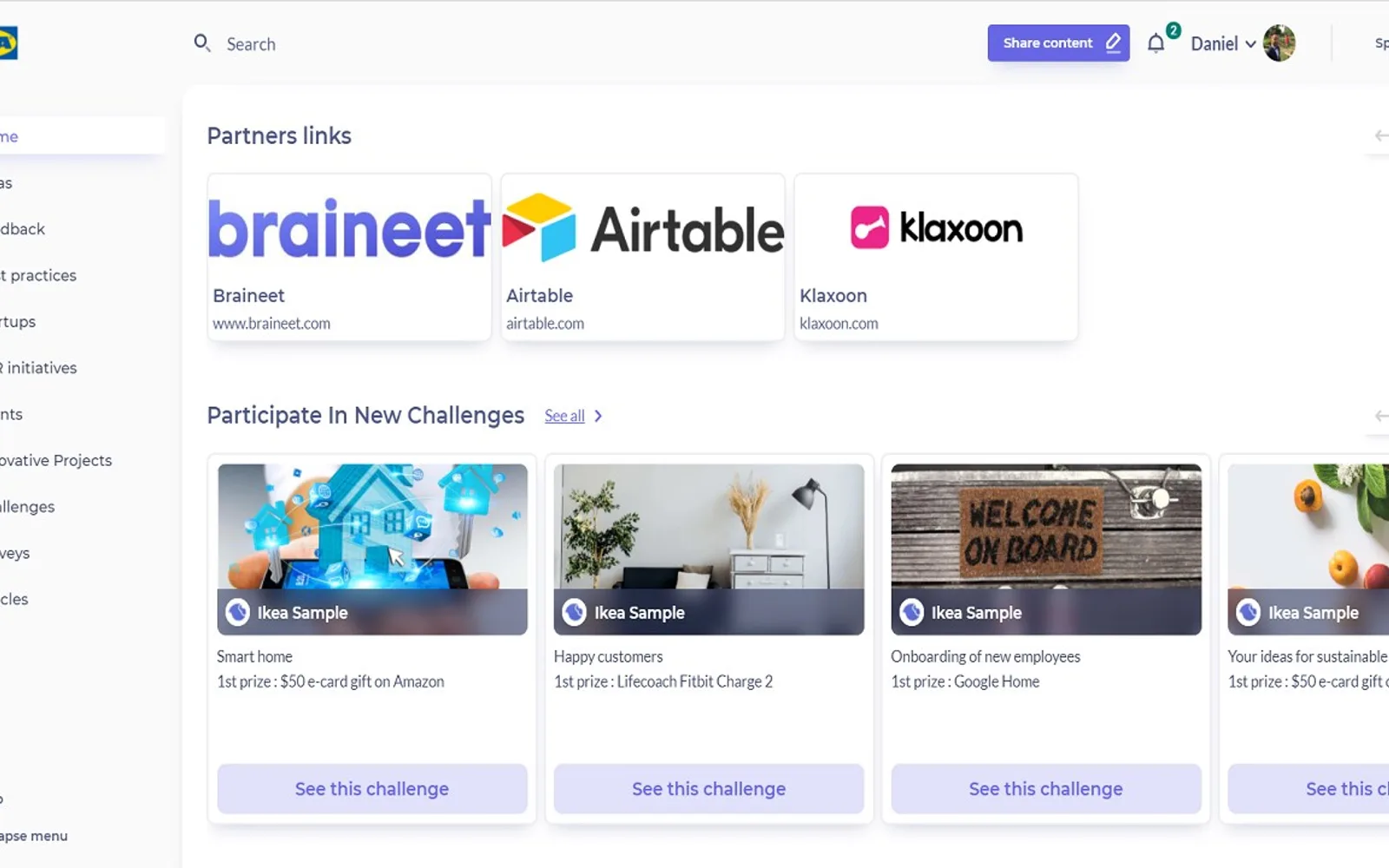 Braineet — screenshot from the Microsoft Marketplace listing