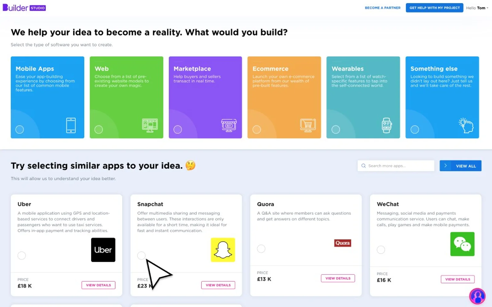 Builder Studio — screenshot from the Microsoft Marketplace listing