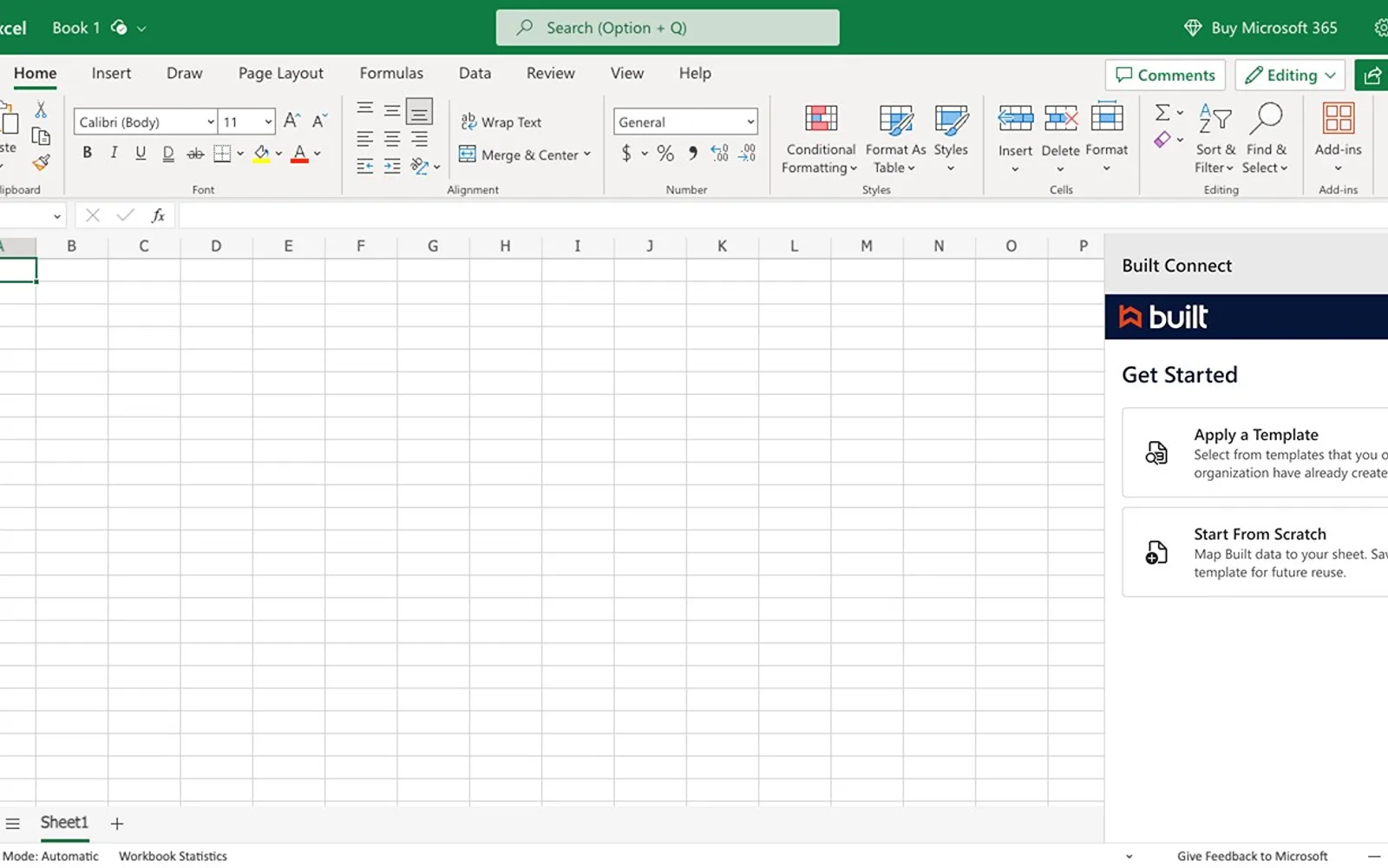 Built Connect — screenshot from the Microsoft Marketplace listing