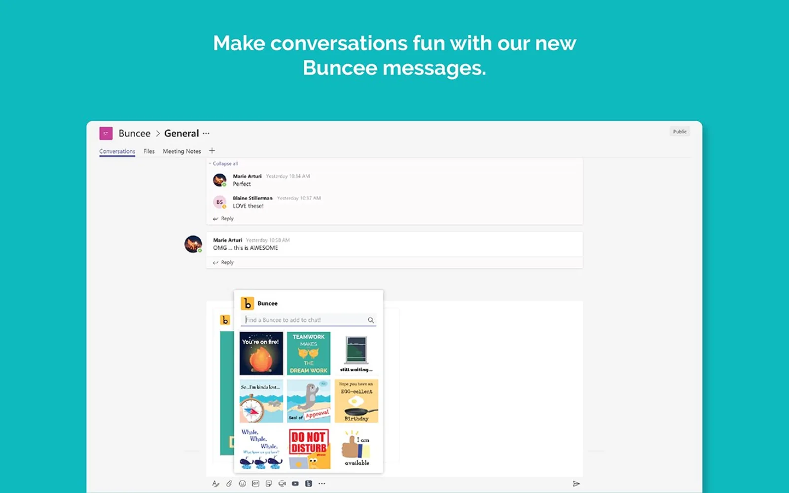 Buncee — screenshot from the Microsoft Marketplace listing