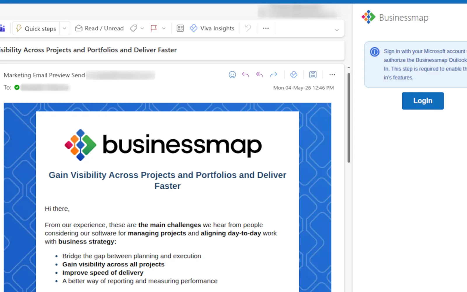 Businessmap — screenshot from the Microsoft Marketplace listing