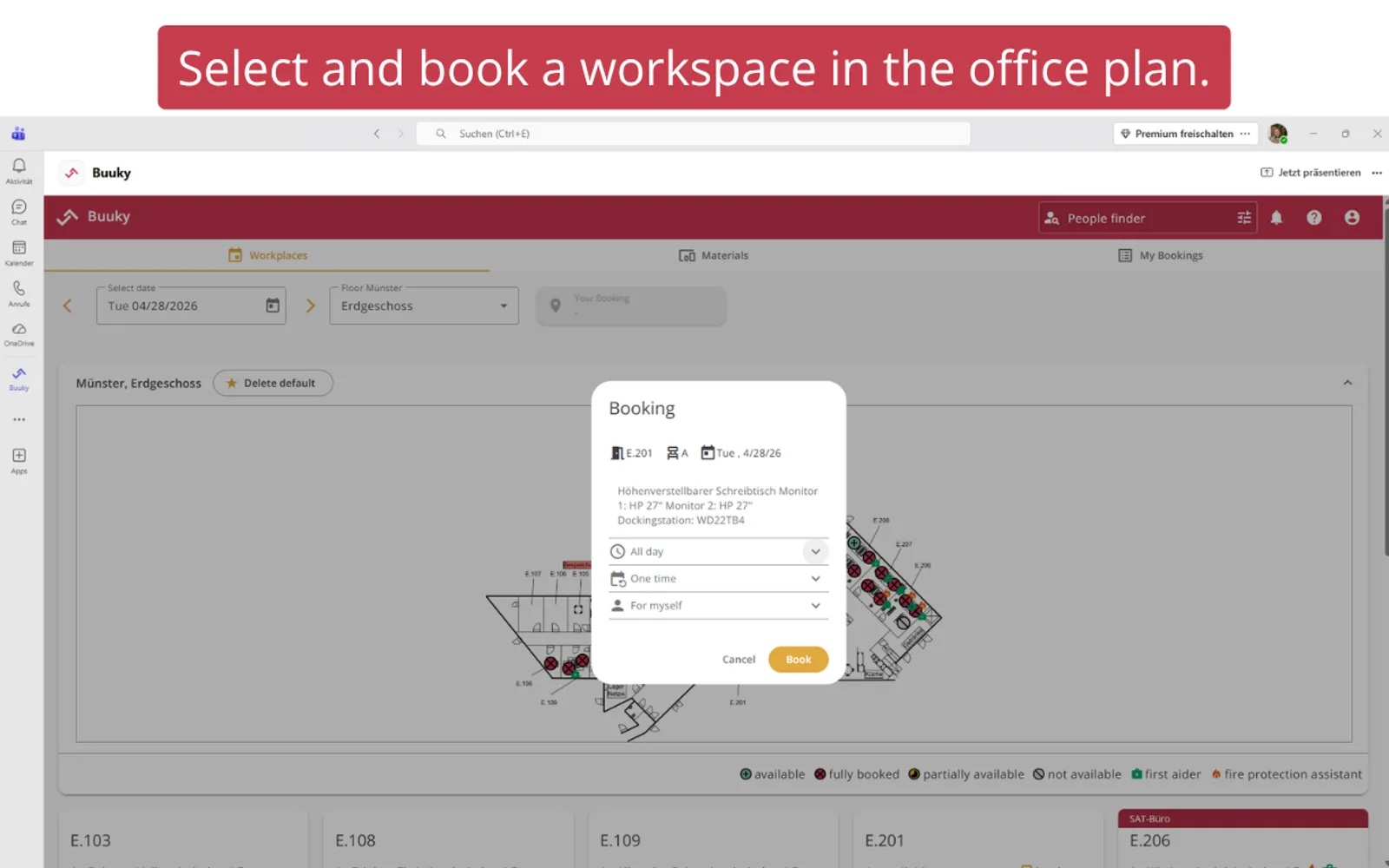 Buuky — screenshot from the Microsoft Marketplace listing