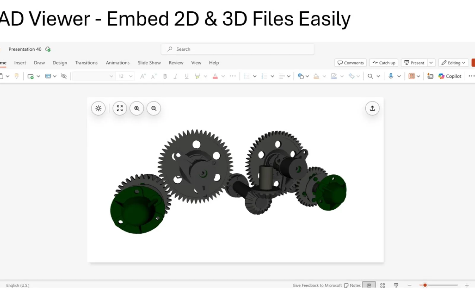 CAD Viewer — screenshot from the Microsoft Marketplace listing