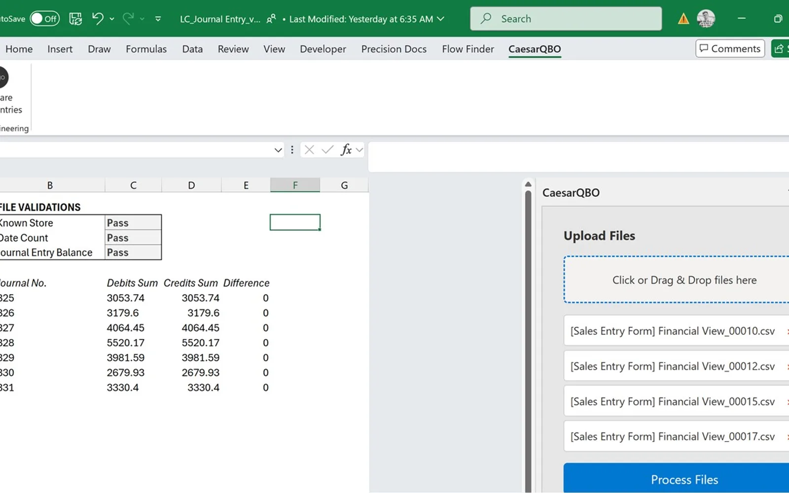 CaesarQBO — screenshot from the Microsoft Marketplace listing