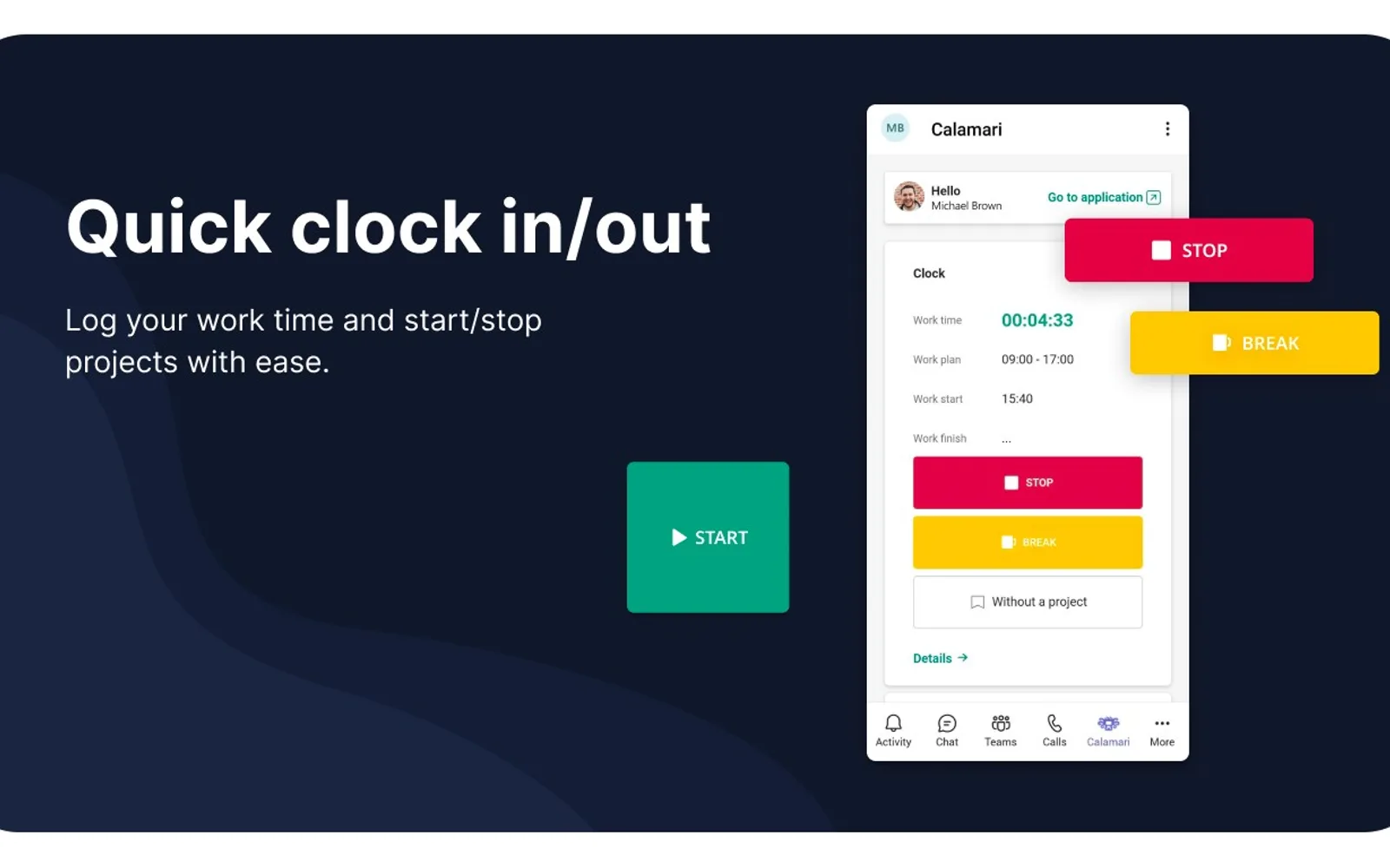 Calamari — screenshot from the Microsoft Marketplace listing