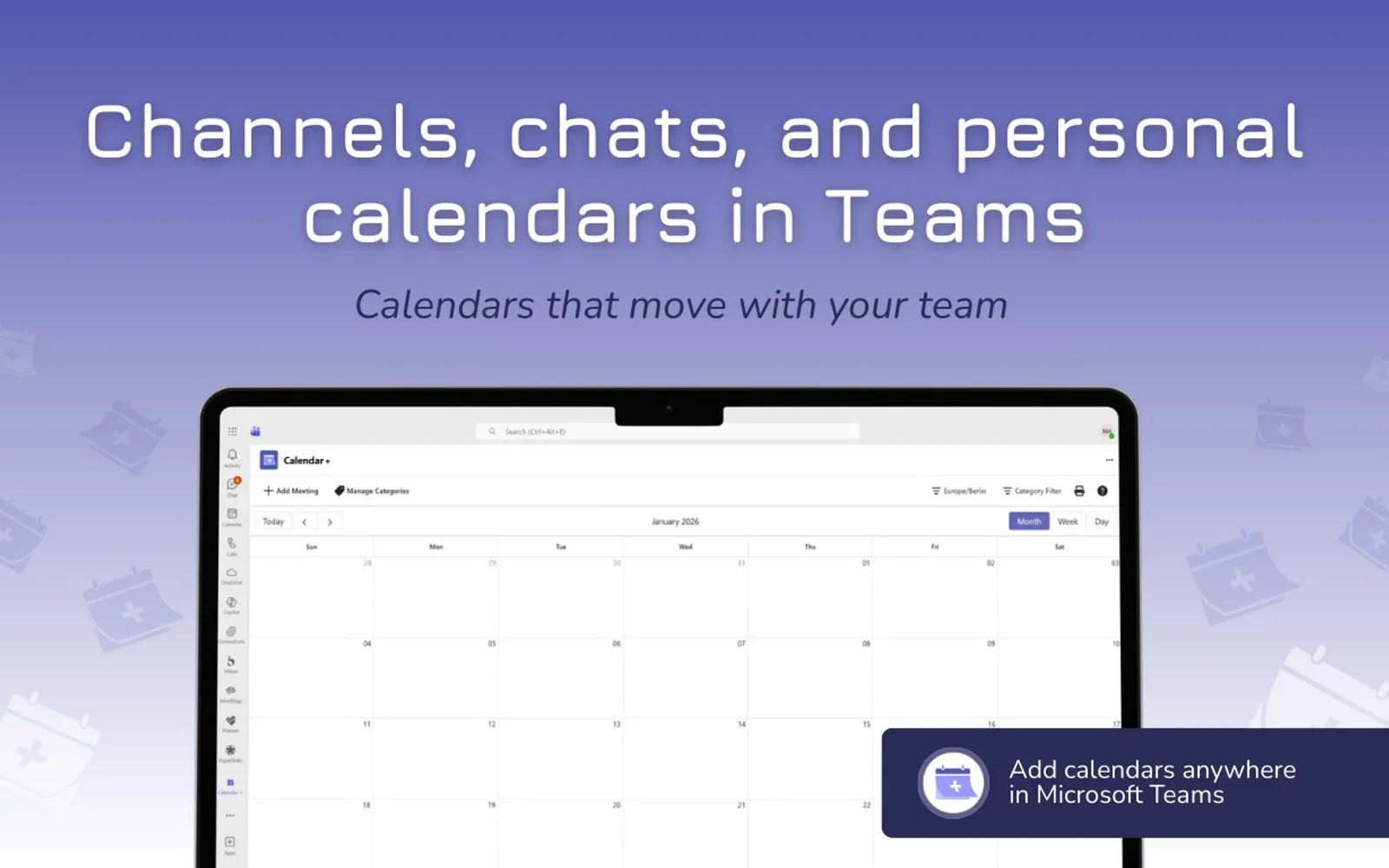 Calendar+ — screenshot from the Microsoft Marketplace listing