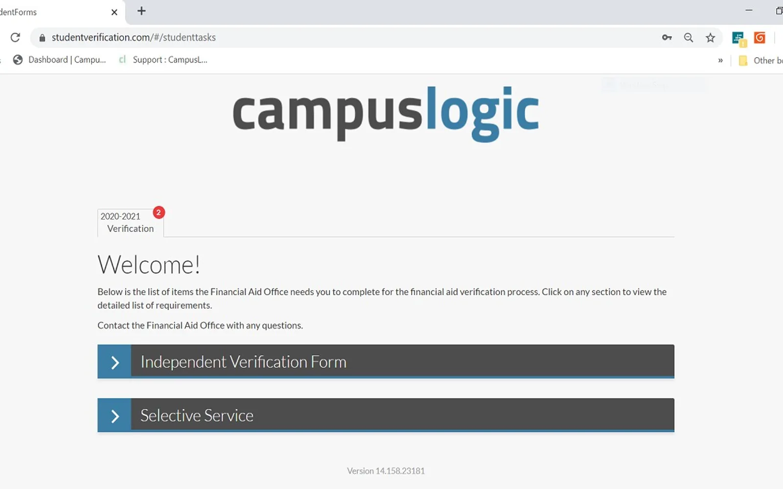 CampusLogic StudentForms — screenshot from the Microsoft Marketplace listing