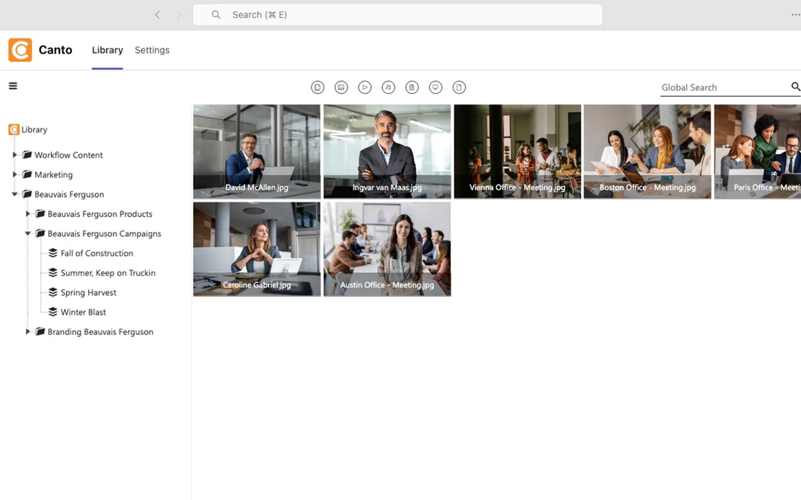 Canto — screenshot from the Microsoft Marketplace listing