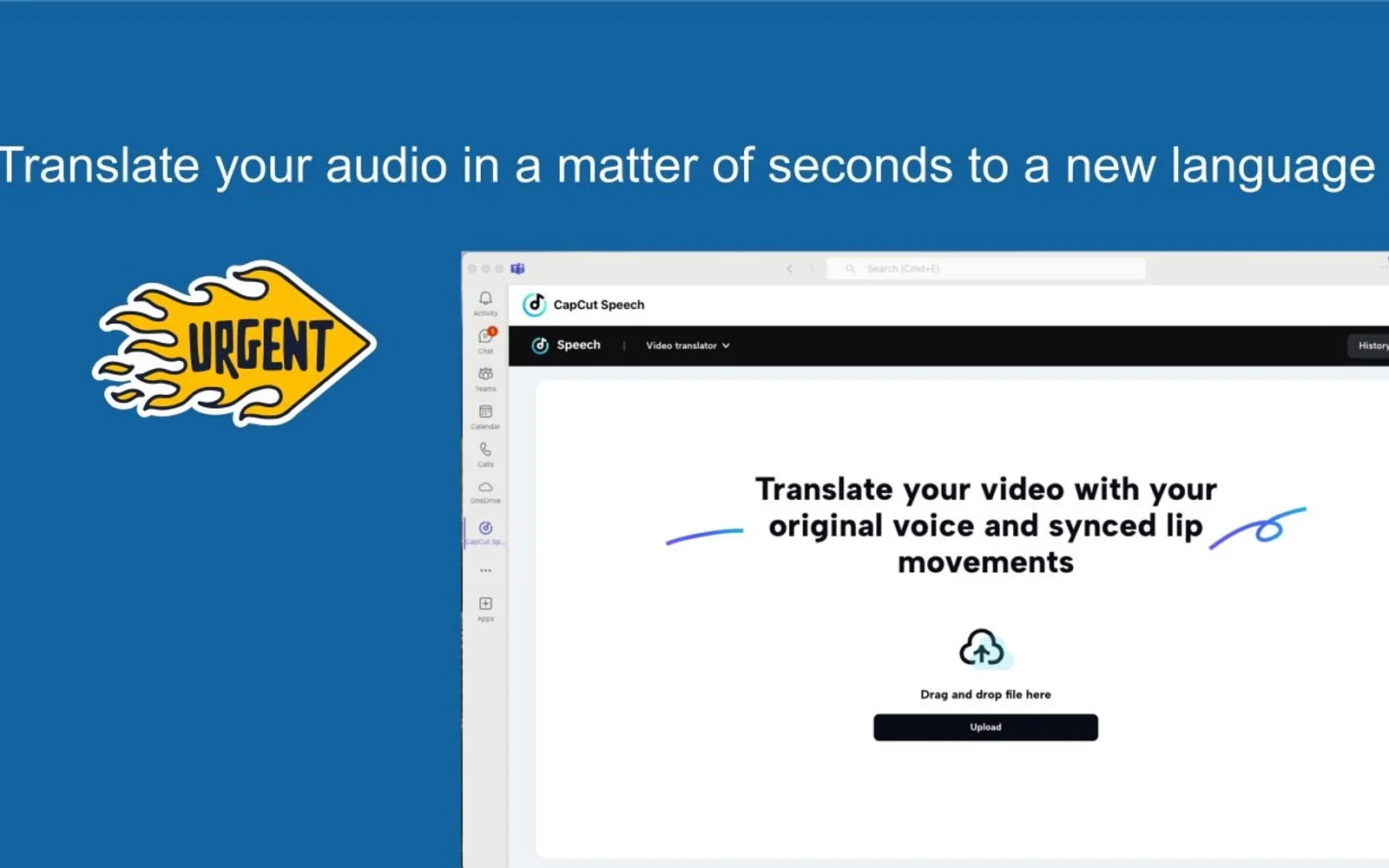 CapCut Speech — screenshot from the Microsoft Marketplace listing