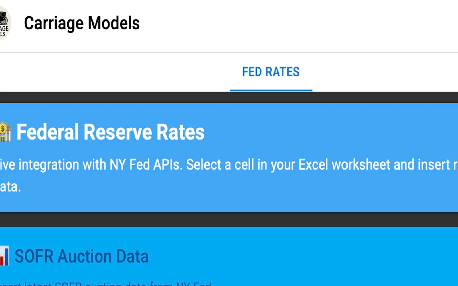 Carriage Models — screenshot from the Microsoft Marketplace listing
