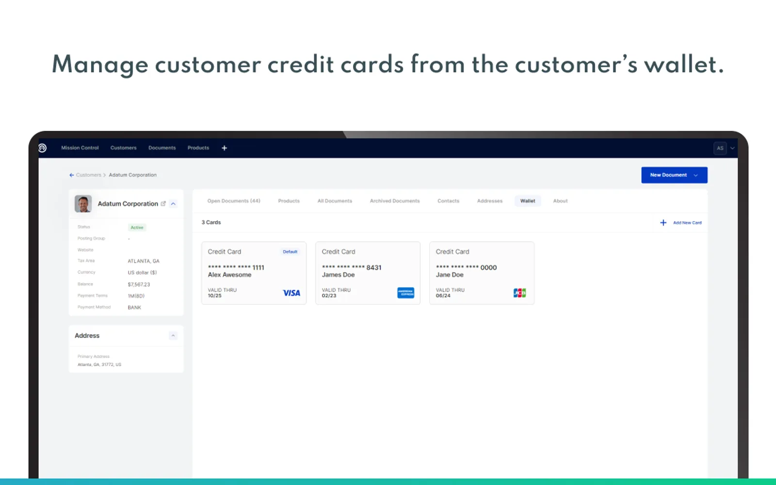 Cavallo Credit Card Processing — screenshot from the Microsoft Marketplace listing