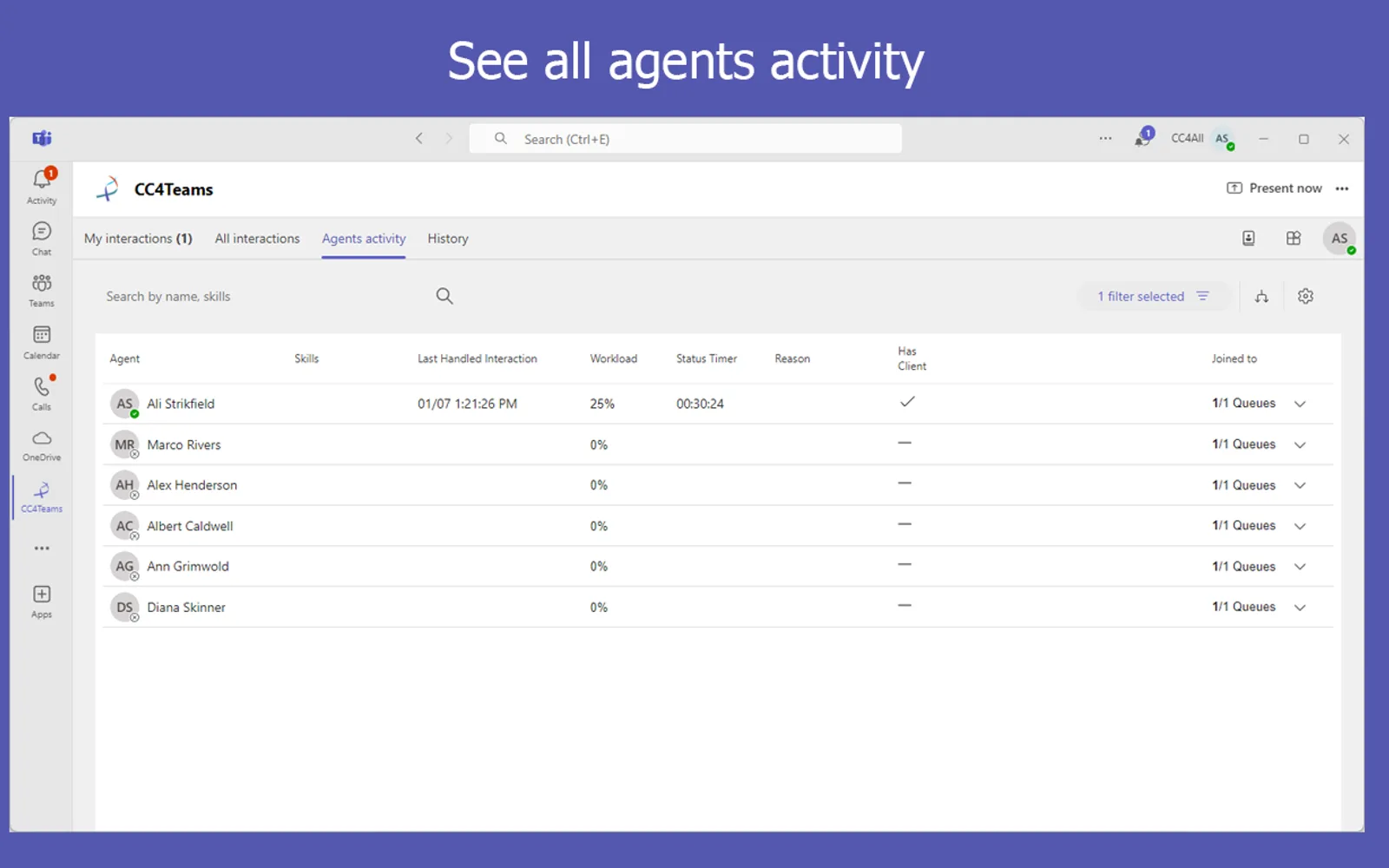 CC4Teams — screenshot from the Microsoft Marketplace listing