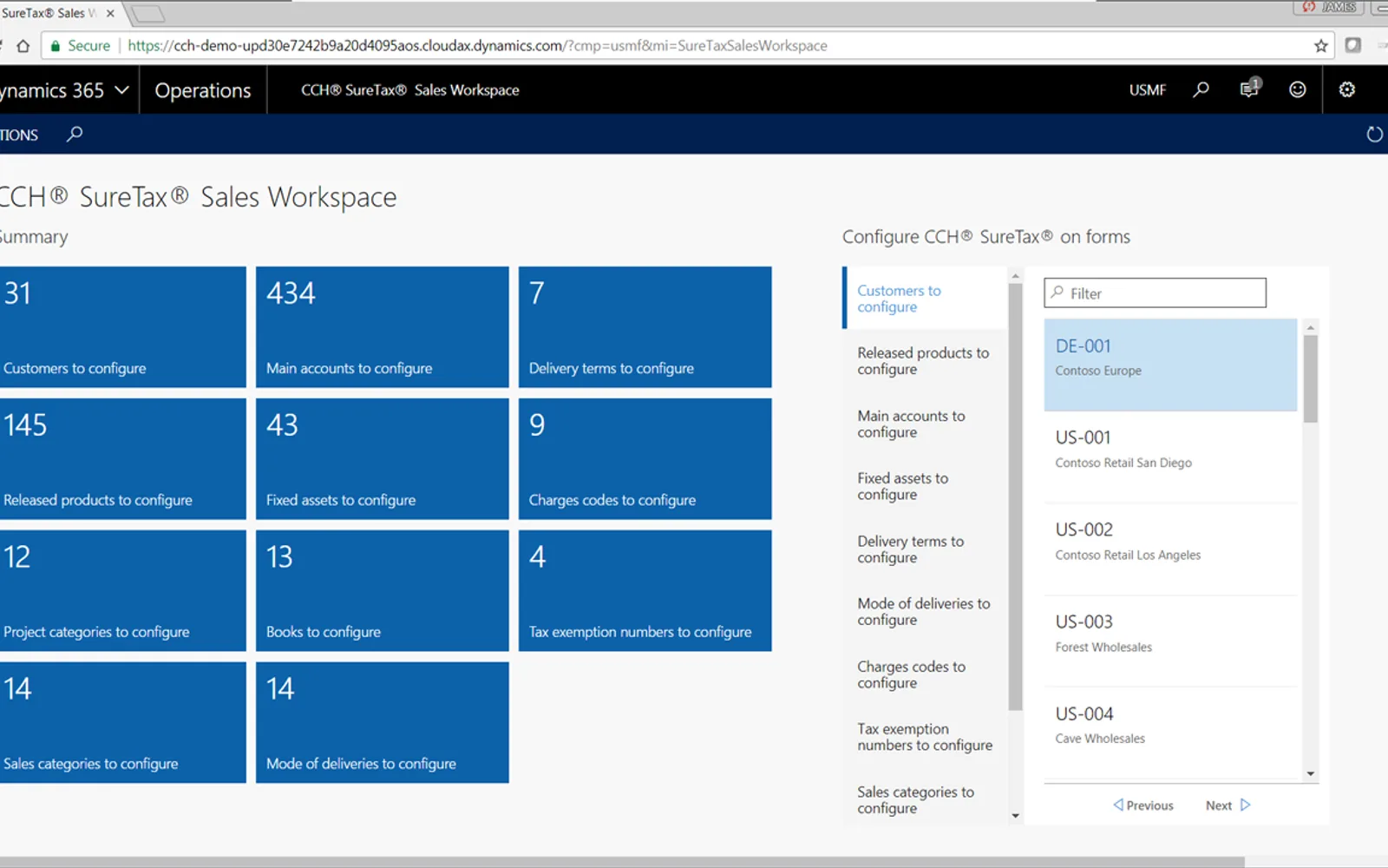 CCH® SureTax® — screenshot from the Microsoft Marketplace listing