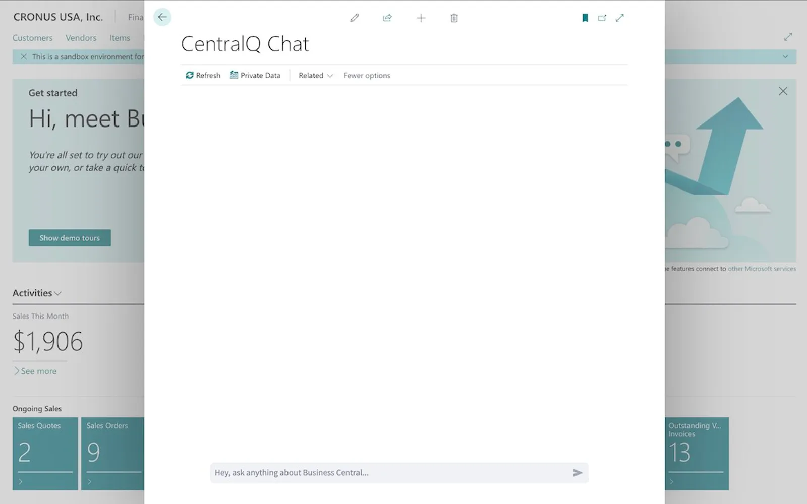 CentralQ Chat — screenshot from the Microsoft Marketplace listing
