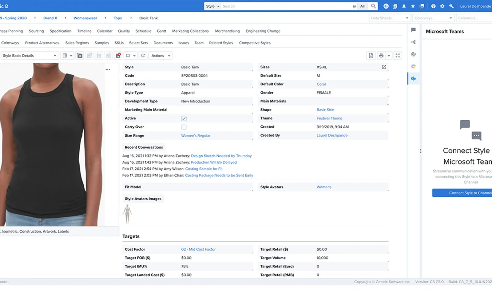 Centric Software- Retail — screenshot from the Microsoft Marketplace listing