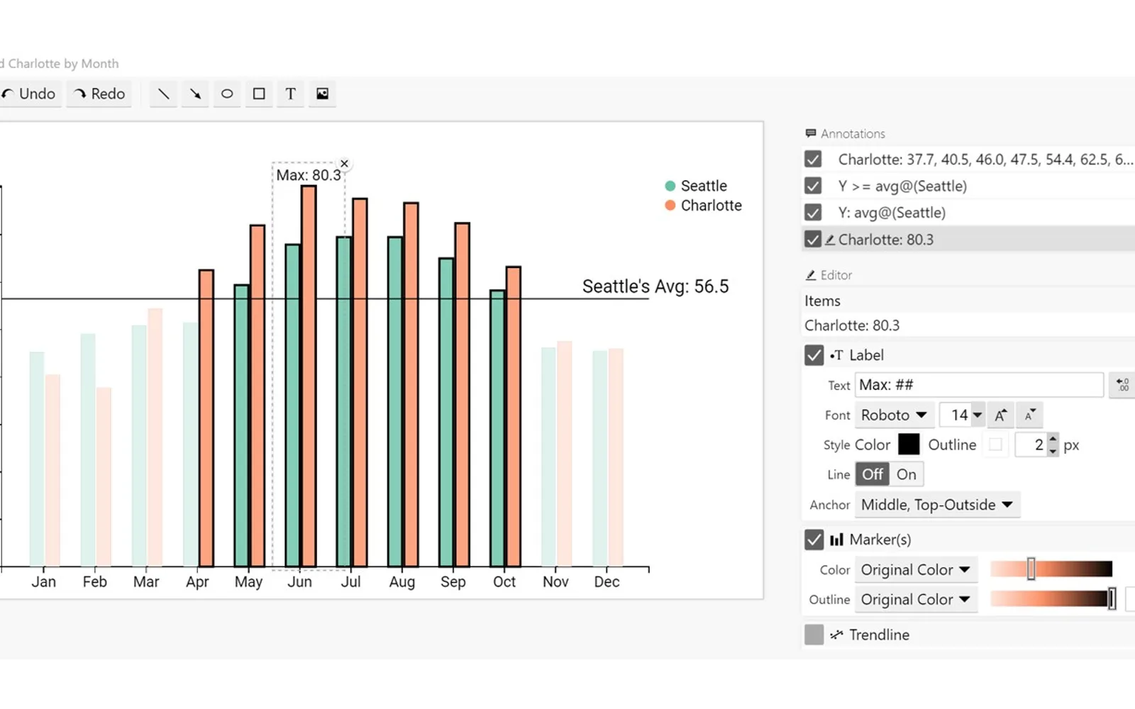 ChartAccent - BarChart — screenshot from the Microsoft Marketplace listing