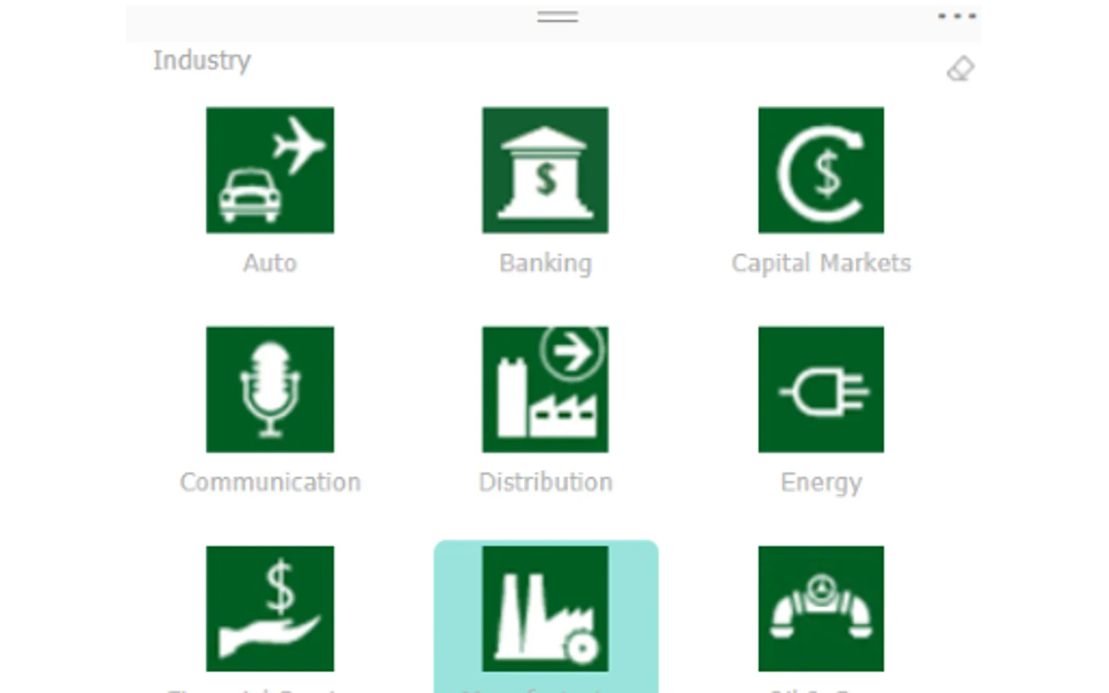 Chiclet Slicer — screenshot from the Microsoft Marketplace listing