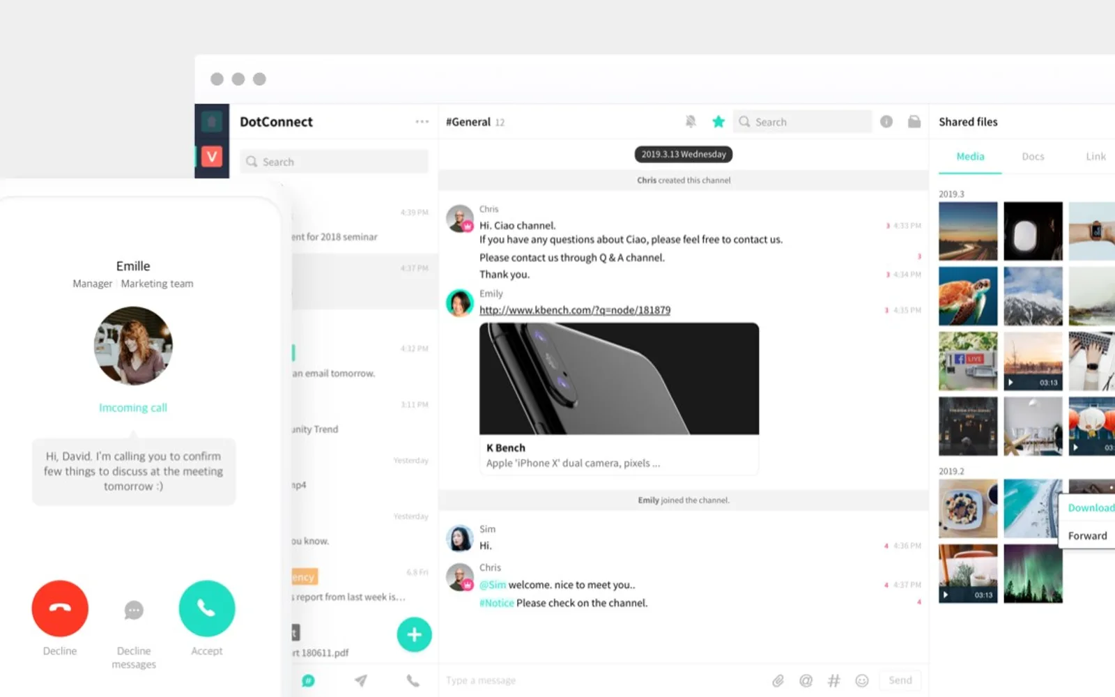 ciao — screenshot from the Microsoft Marketplace listing