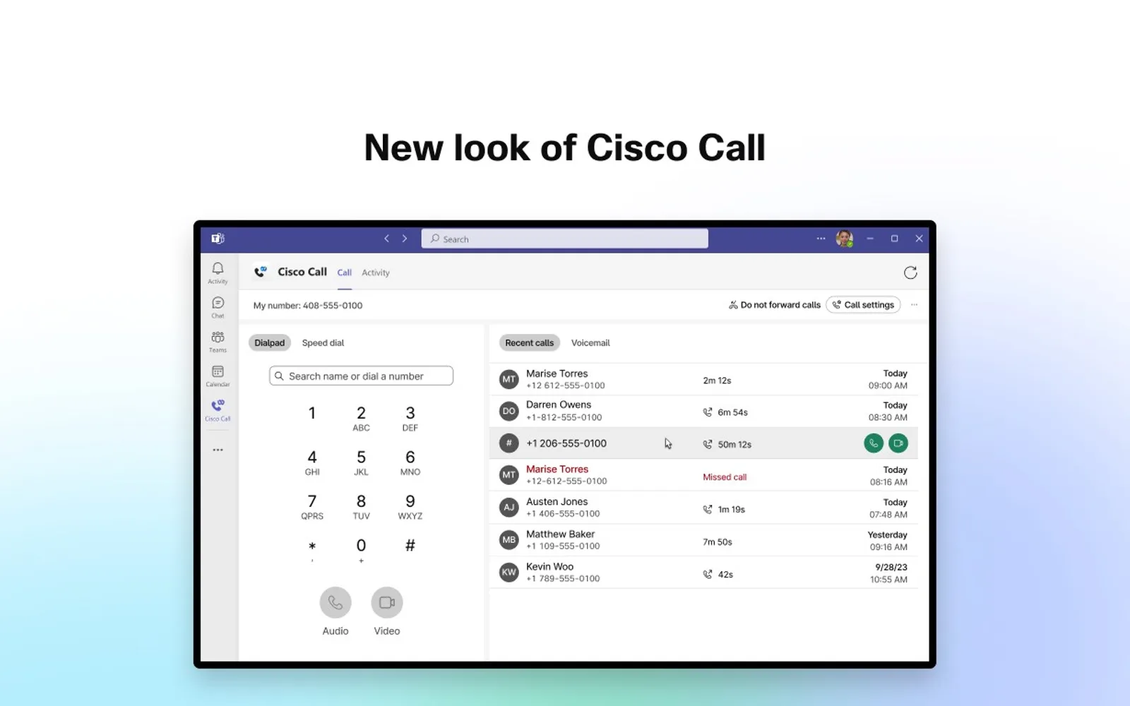 Cisco Call — screenshot from the Microsoft Marketplace listing