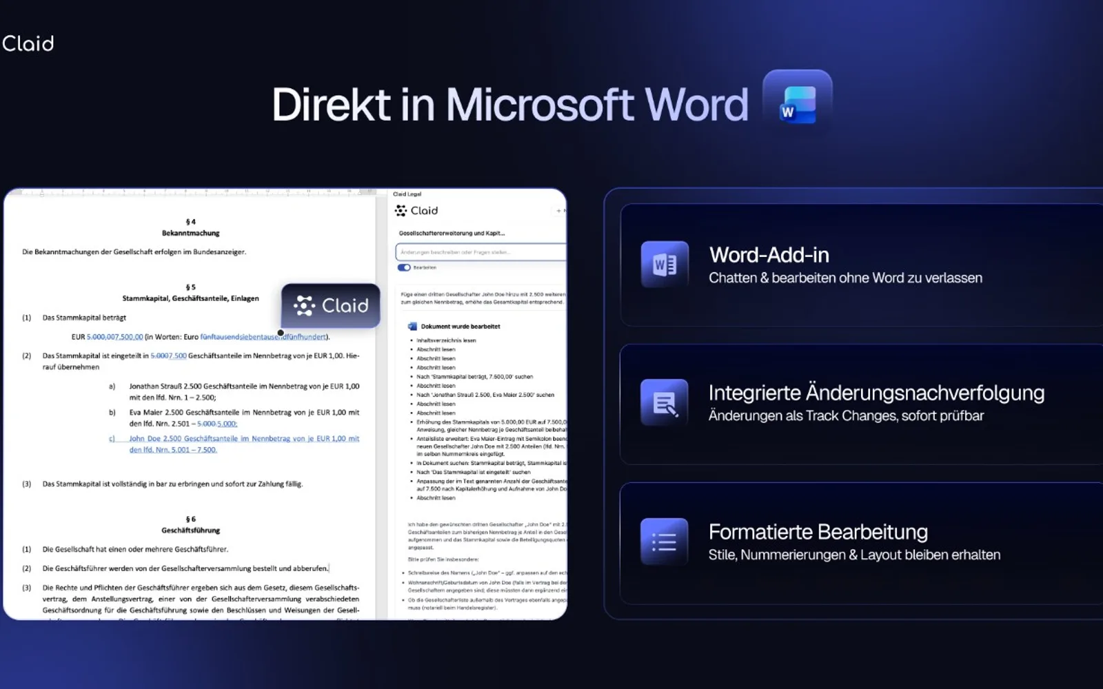 Claid — screenshot from the Microsoft Marketplace listing