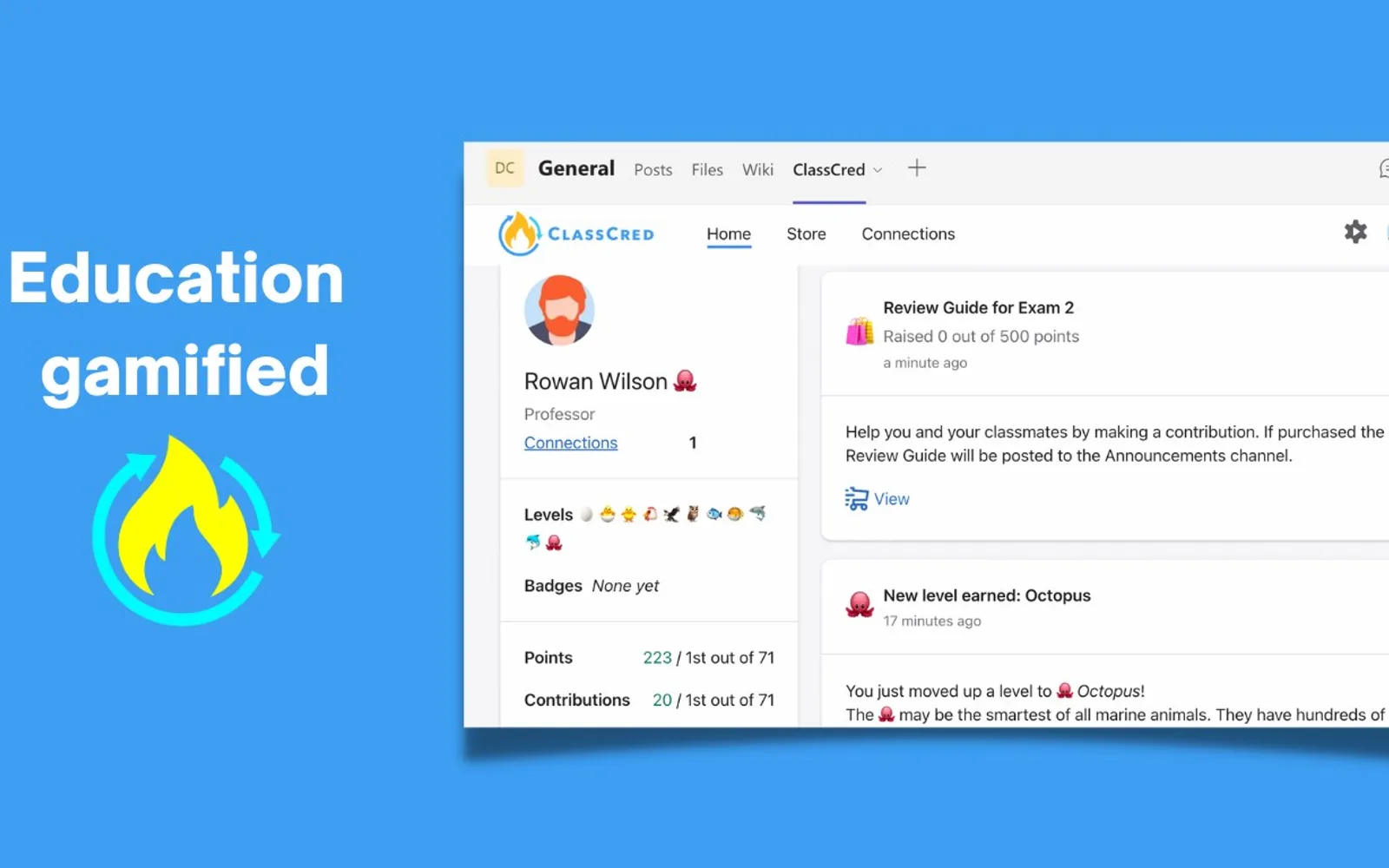 ClassCred — screenshot from the Microsoft Marketplace listing