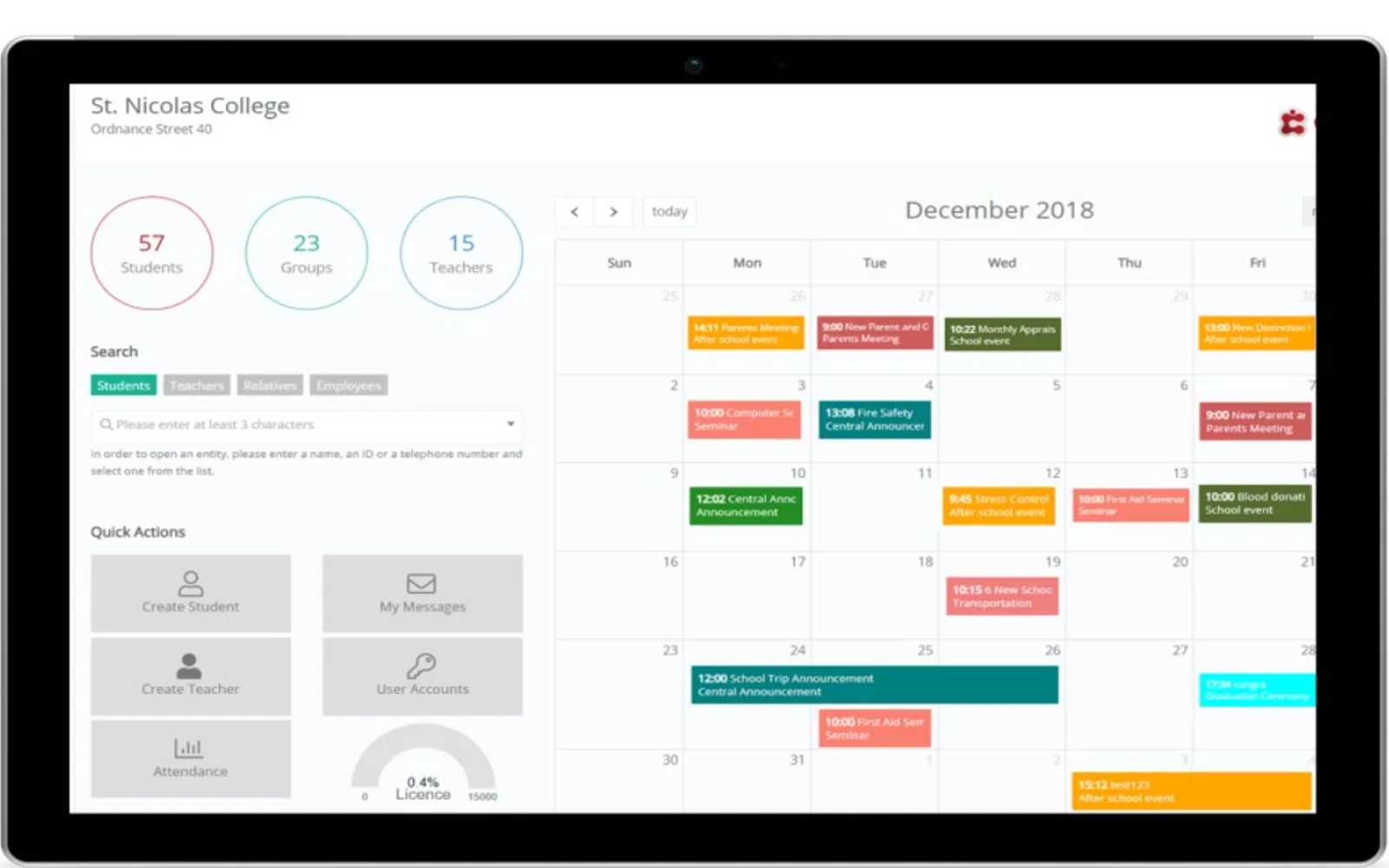 Classter — screenshot from the Microsoft Marketplace listing