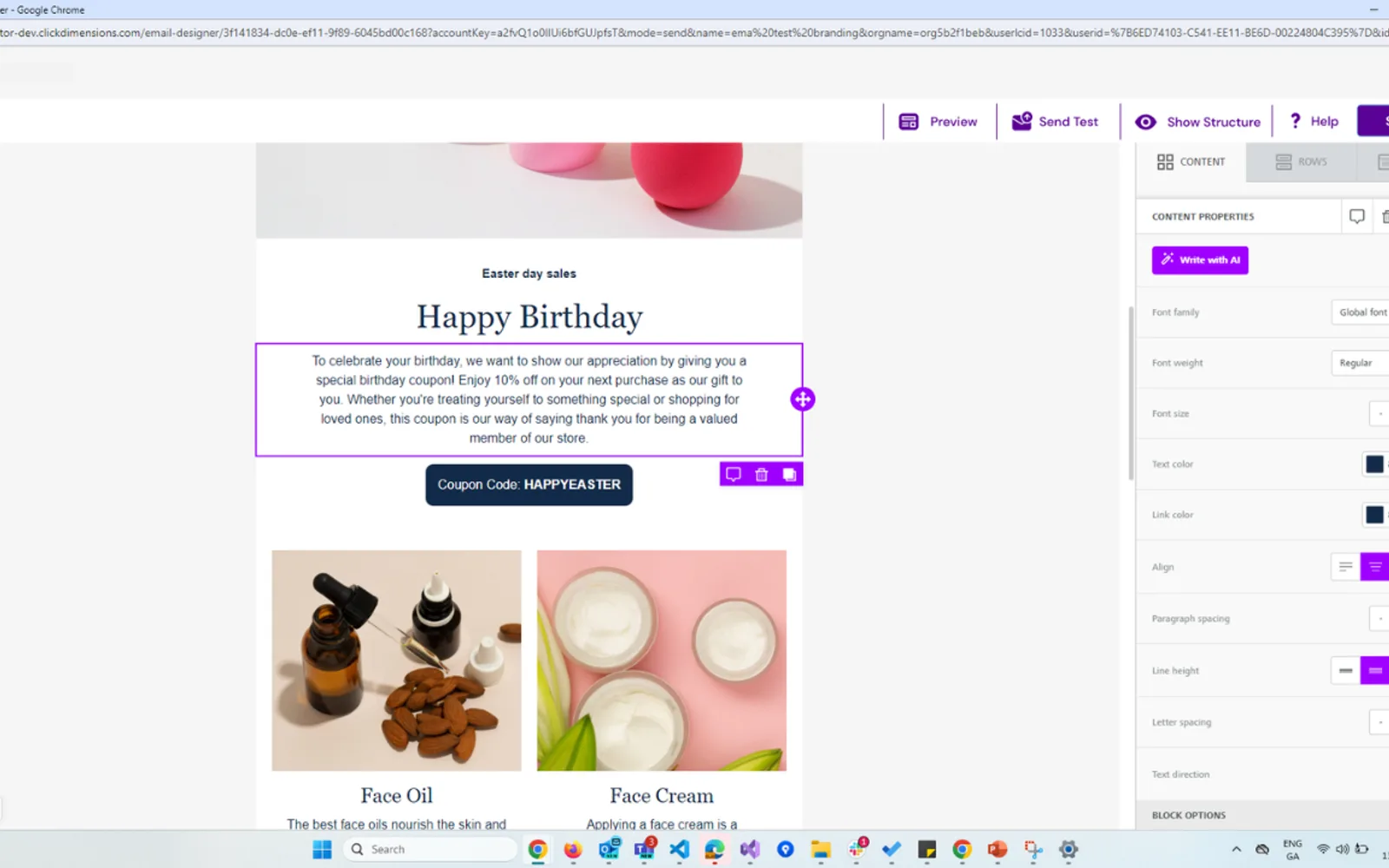 Click — screenshot from the Microsoft Marketplace listing