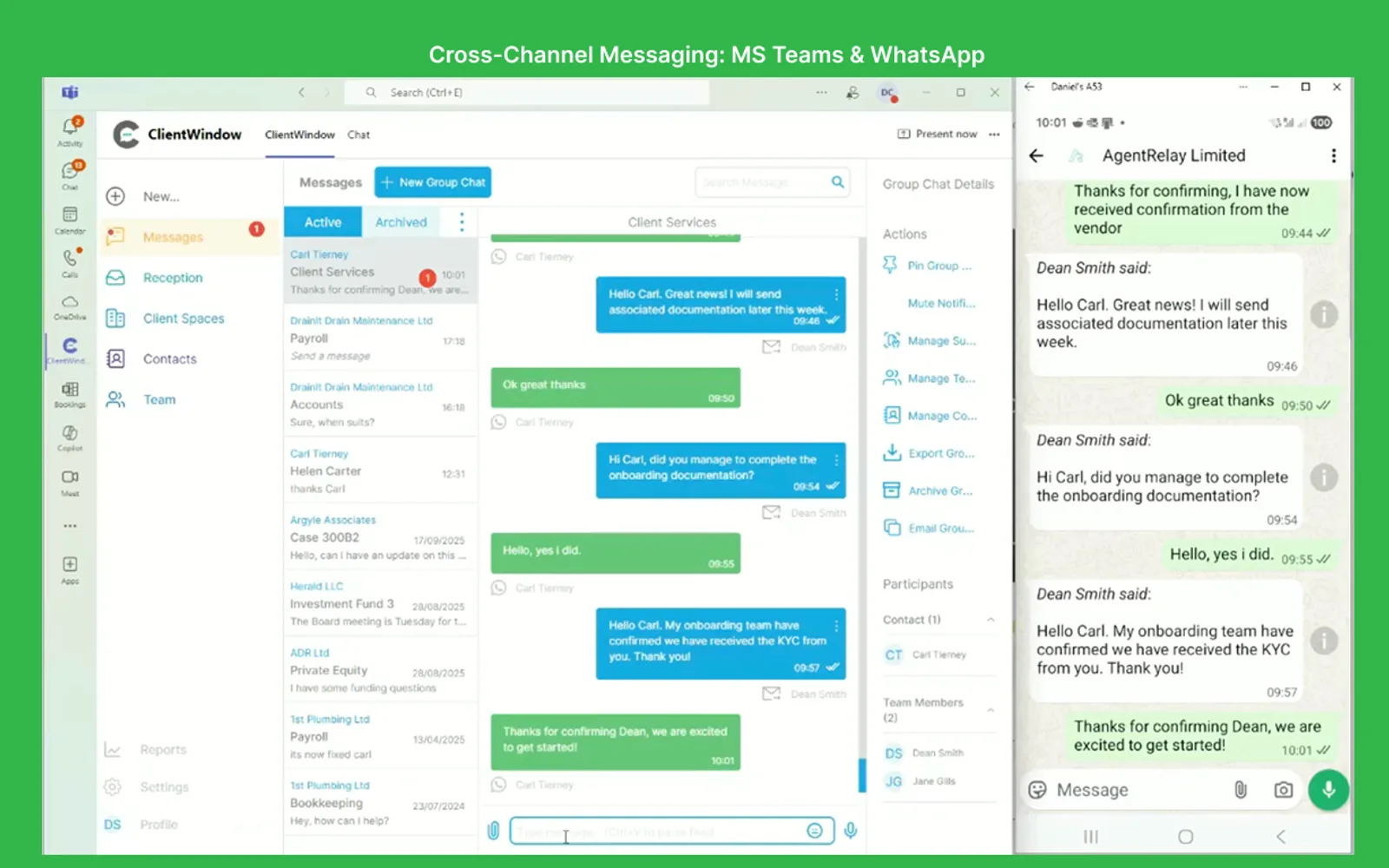 ClientWindow — screenshot from the Microsoft Marketplace listing
