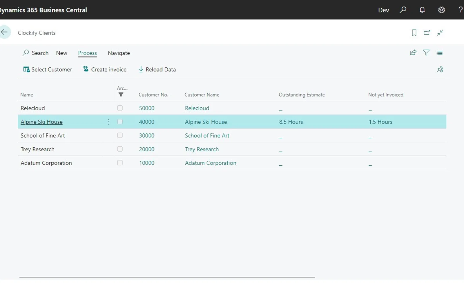 Clockify Integration — screenshot from the Microsoft Marketplace listing