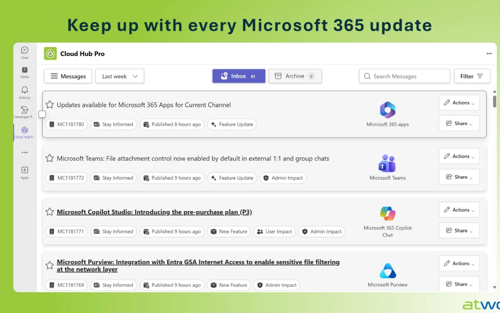 Cloud Hub Pro — screenshot from the Microsoft Marketplace listing
