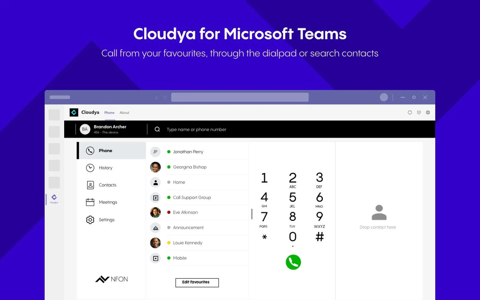 Cloudya — screenshot from the Microsoft Marketplace listing