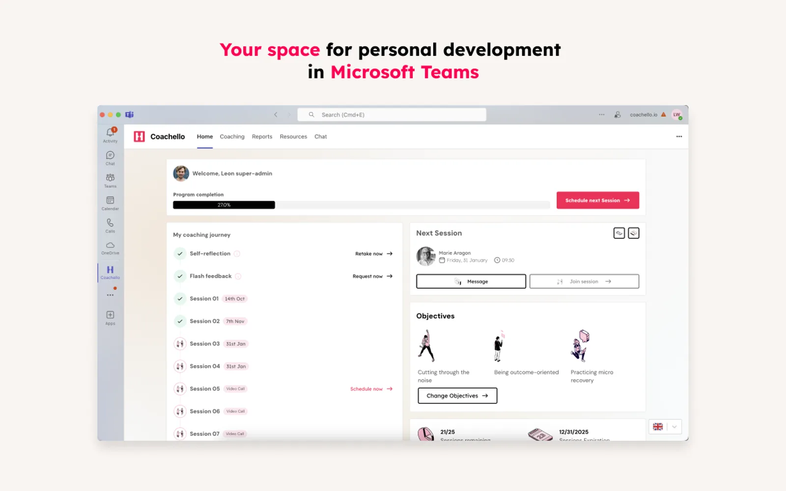 Coachello — screenshot from the Microsoft Marketplace listing