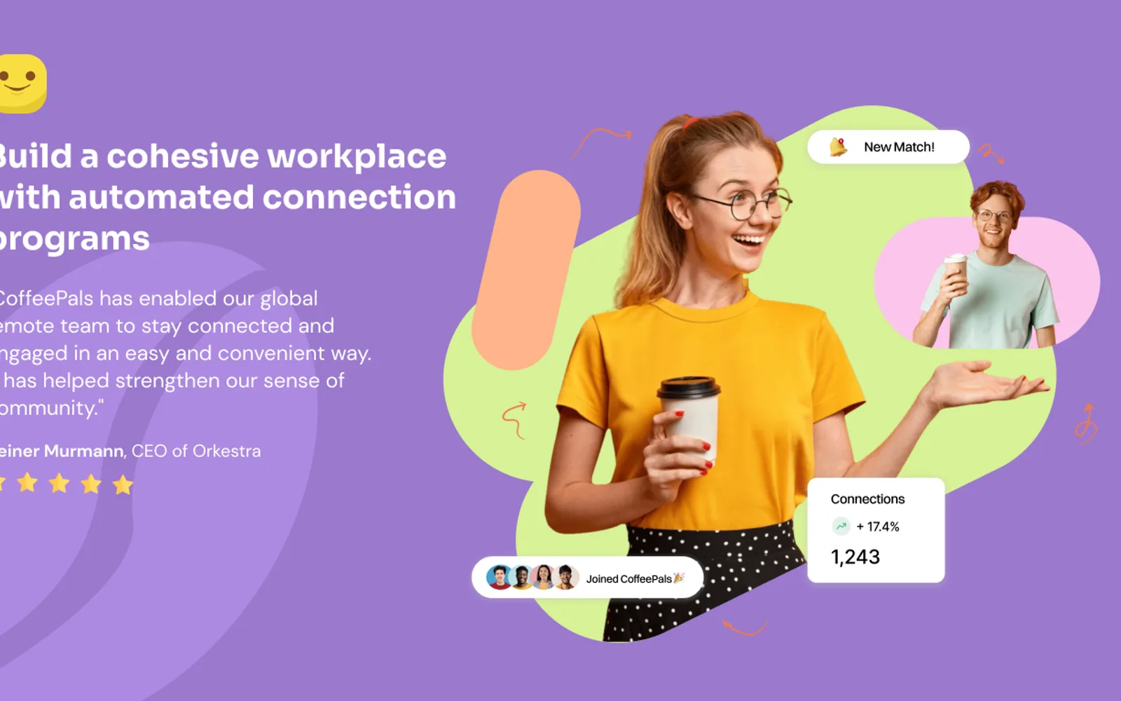 CoffeePals — screenshot from the Microsoft Marketplace listing