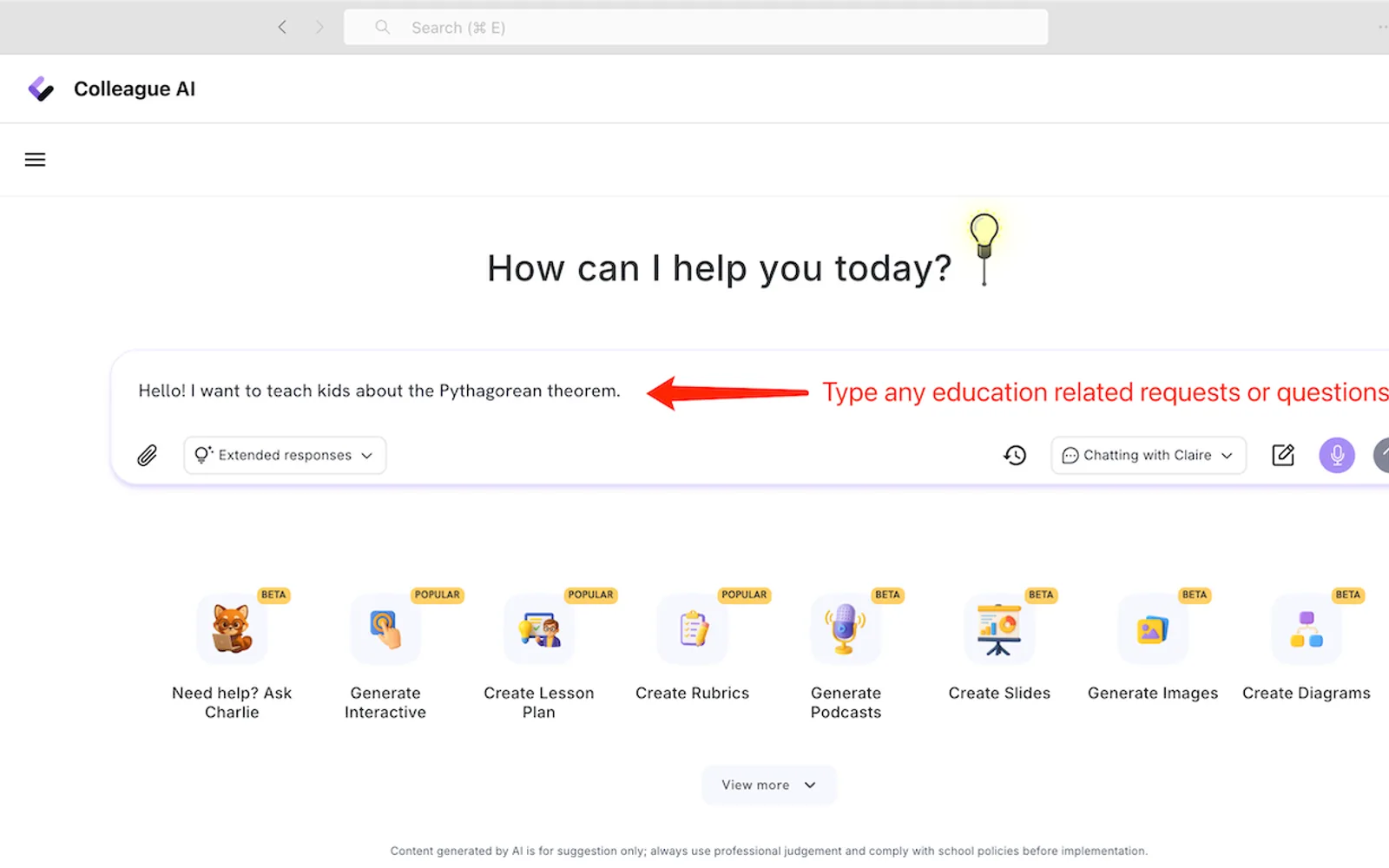 Colleague AI — screenshot from the Microsoft Marketplace listing