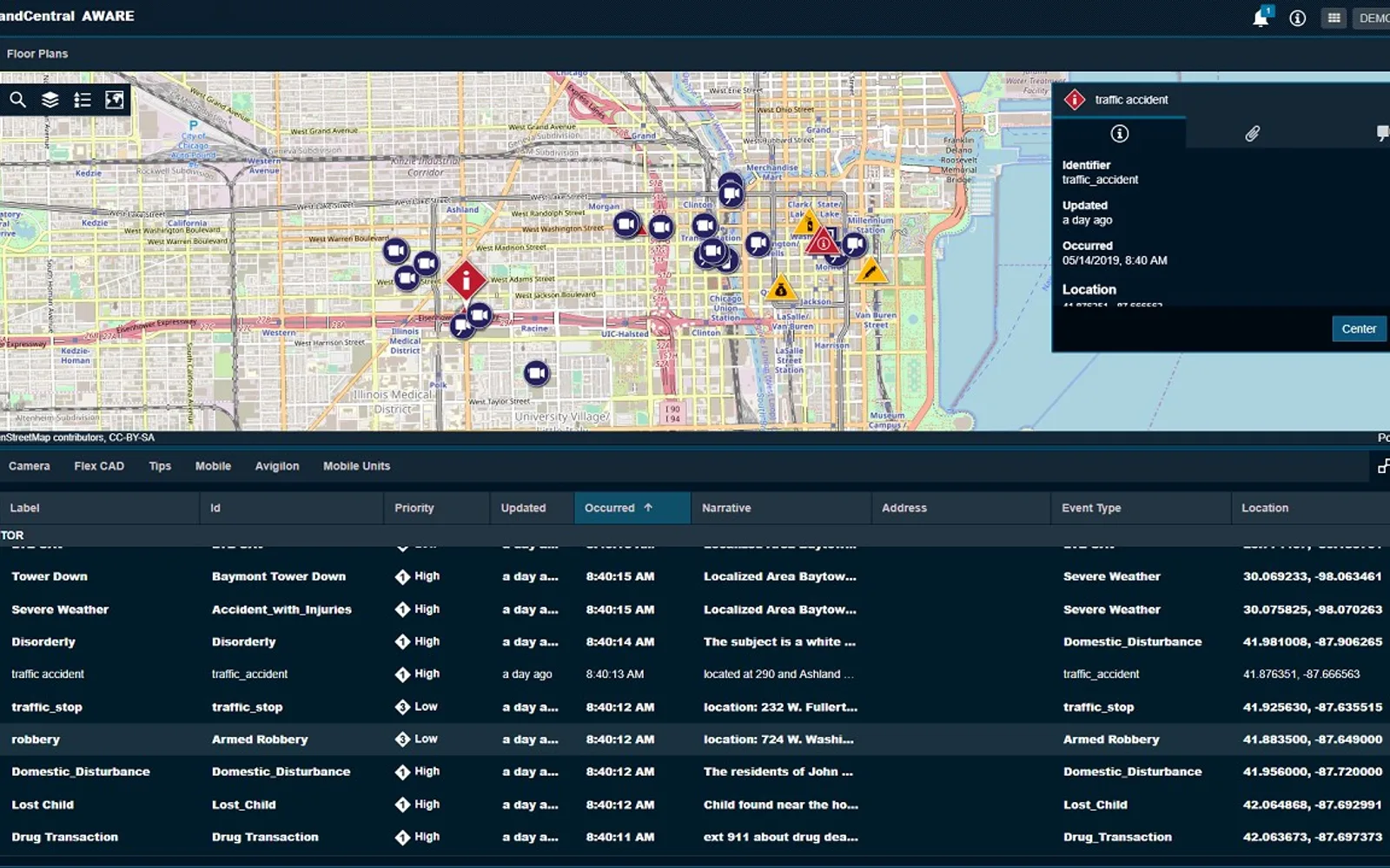 CommandCentral Aware — screenshot from the Microsoft Marketplace listing