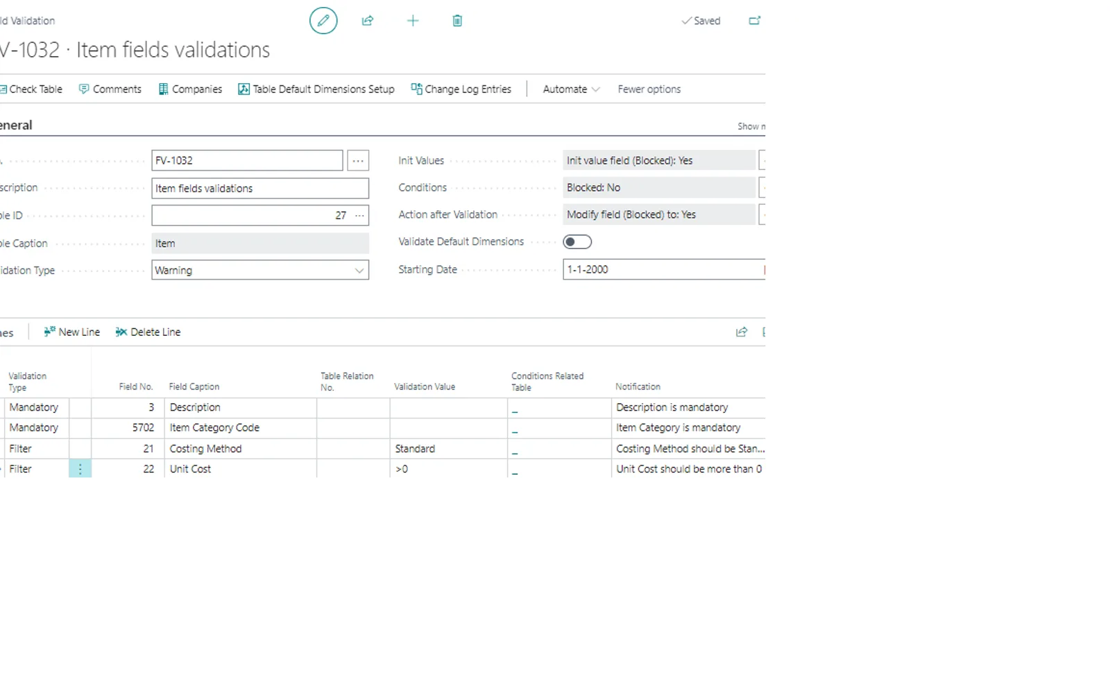 Compliance Field Validation — screenshot from the Microsoft Marketplace listing