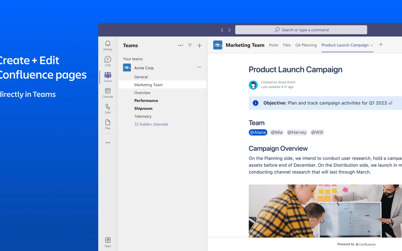 Confluence Cloud — screenshot from the Microsoft Marketplace listing