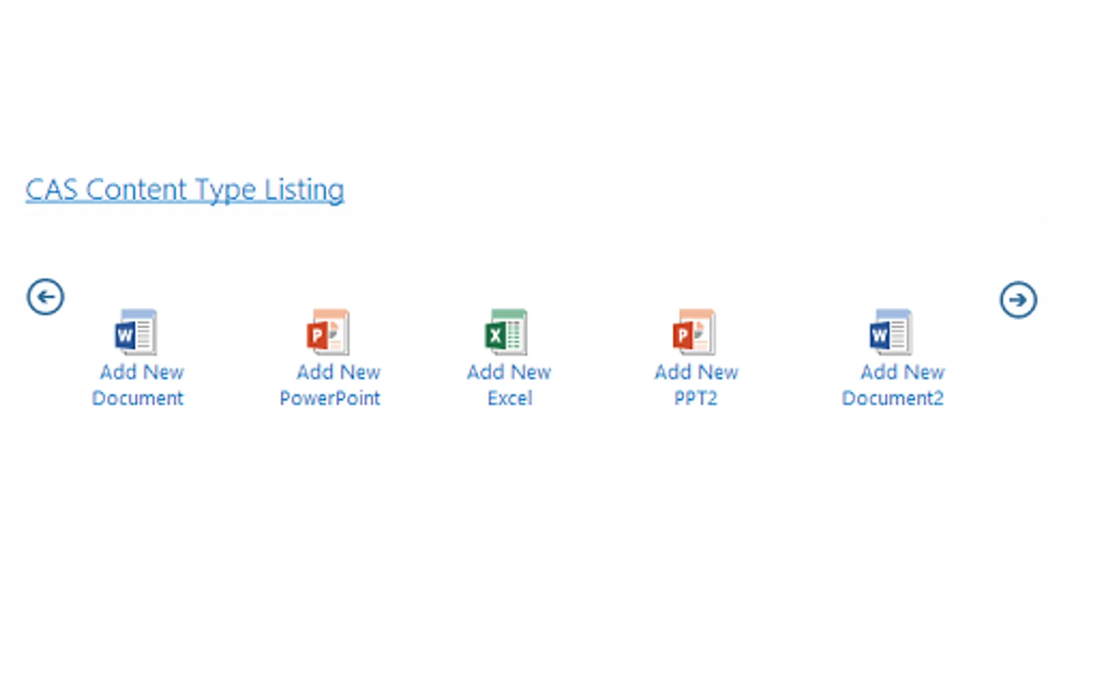 Content Type Listing - FREE — screenshot from the Microsoft Marketplace listing