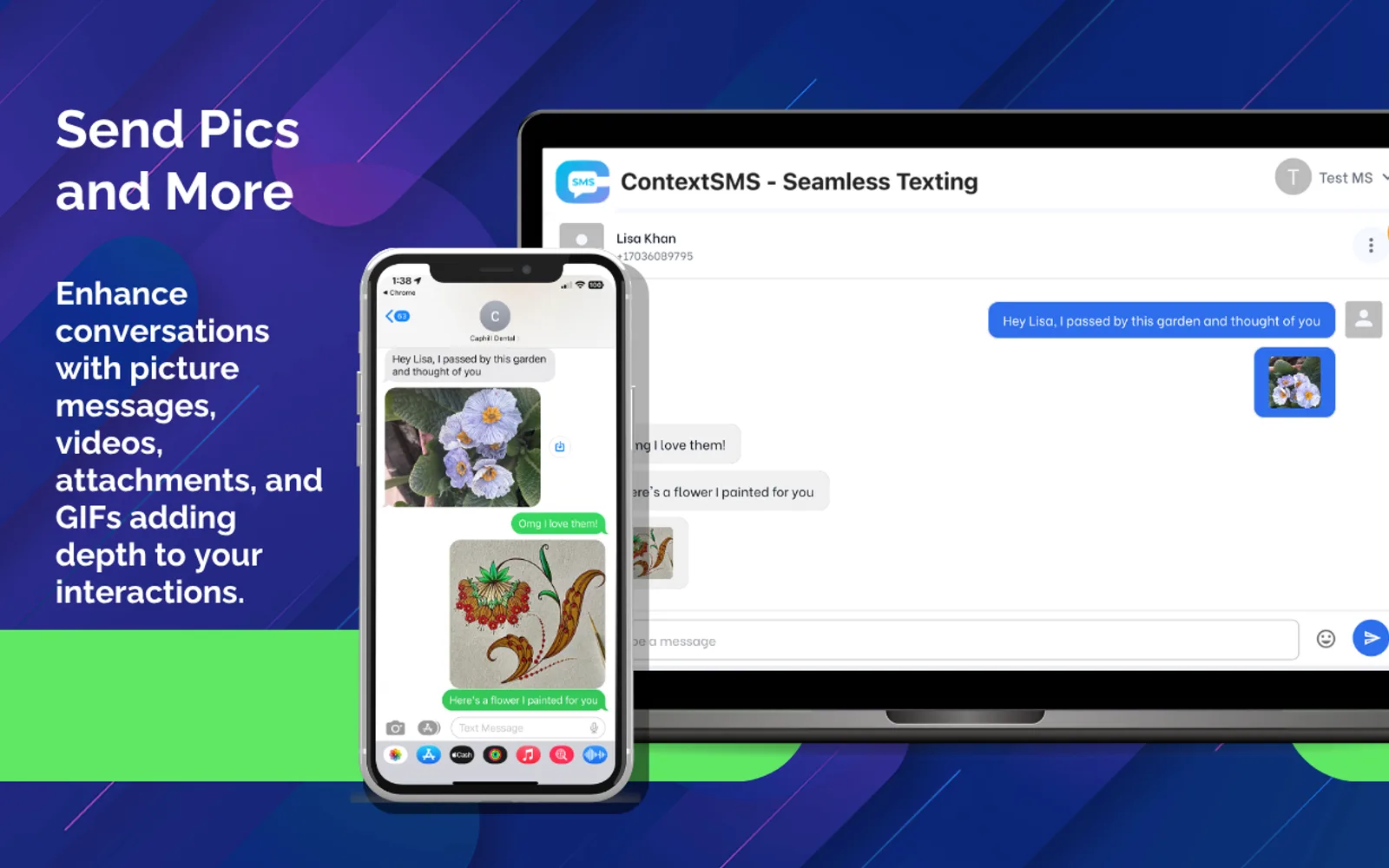 ContextSMS - Seamless Texting — screenshot from the Microsoft Marketplace listing